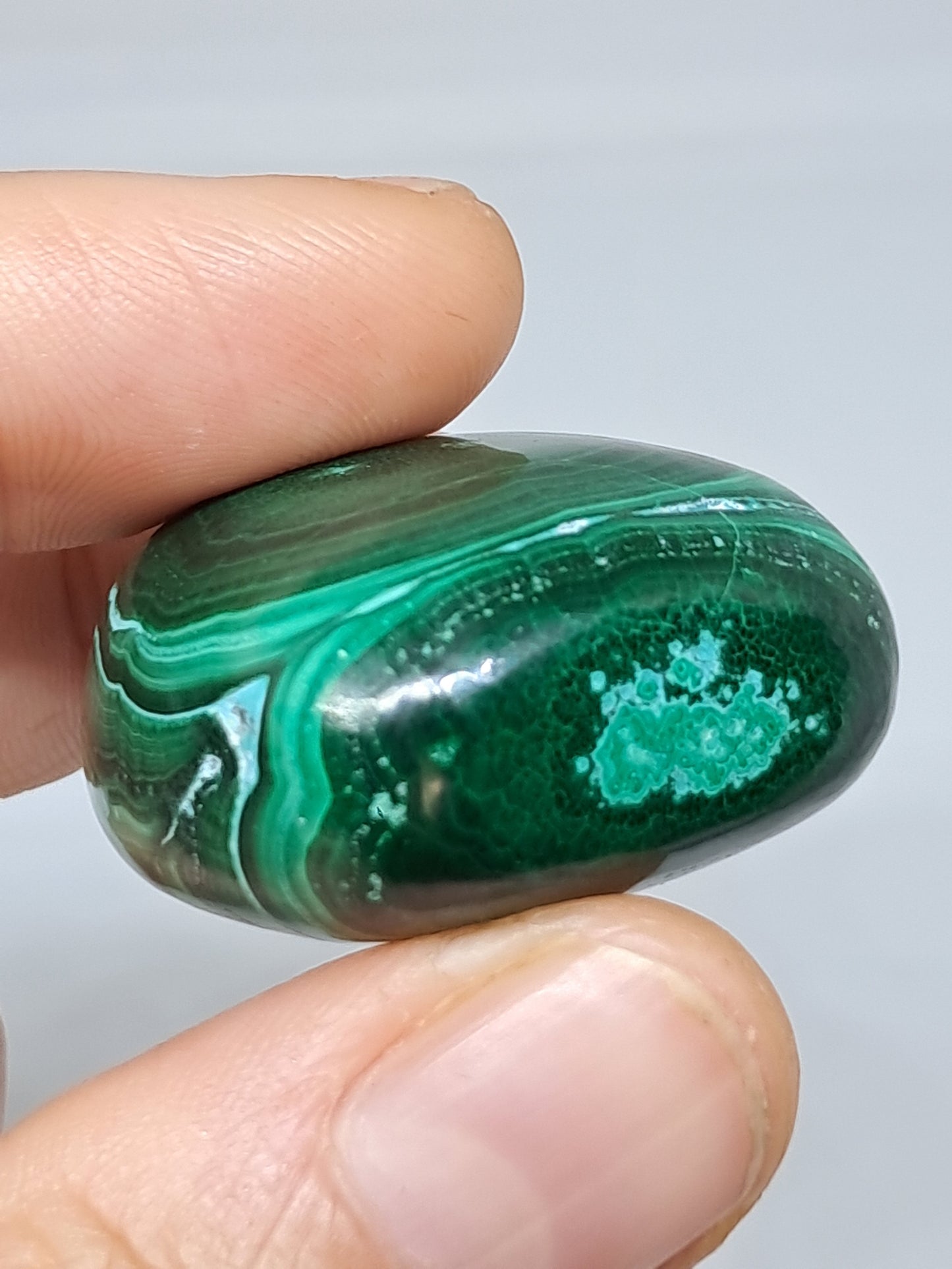 Chrysocolla Malachite Free Form | Polished Natural Stone | Good Quality Tumbled #CM24