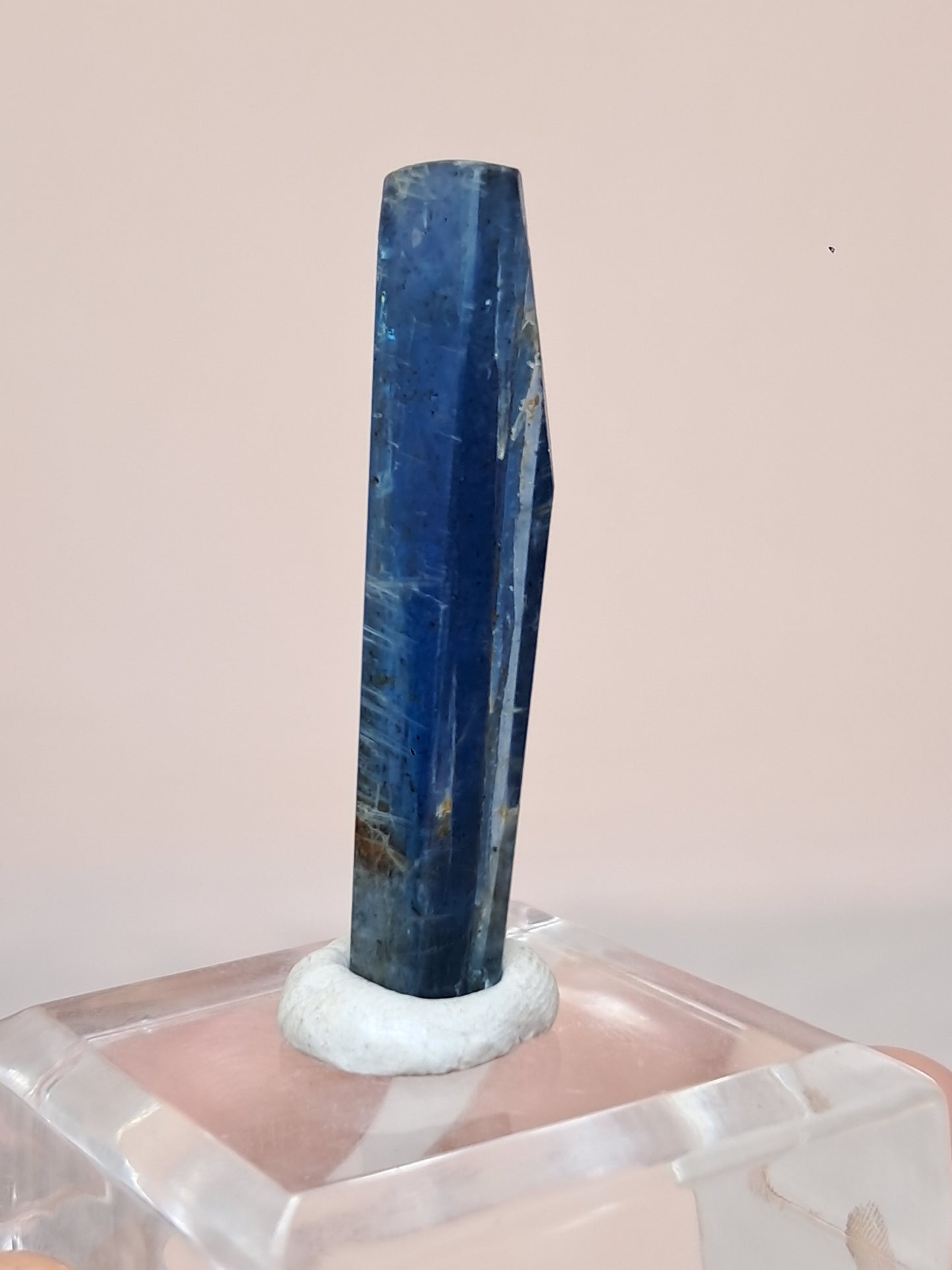 Cianita azul océano (Nepal) Piedra natural pulida n.° KY21