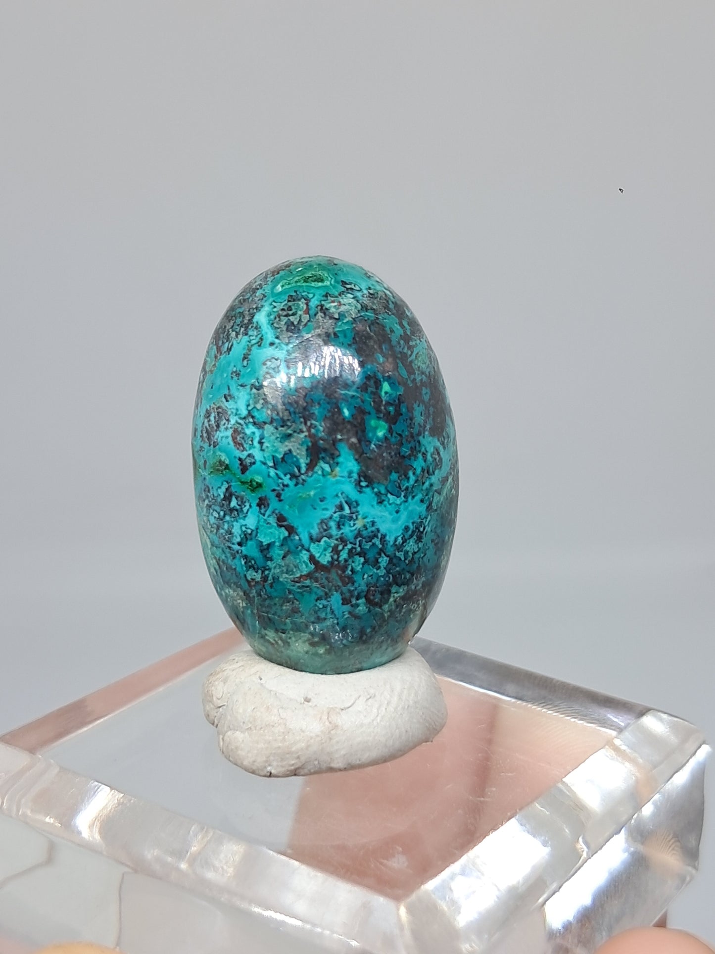 Chrysocolla Shivalingam | Polished Natural Stone | Good Quality