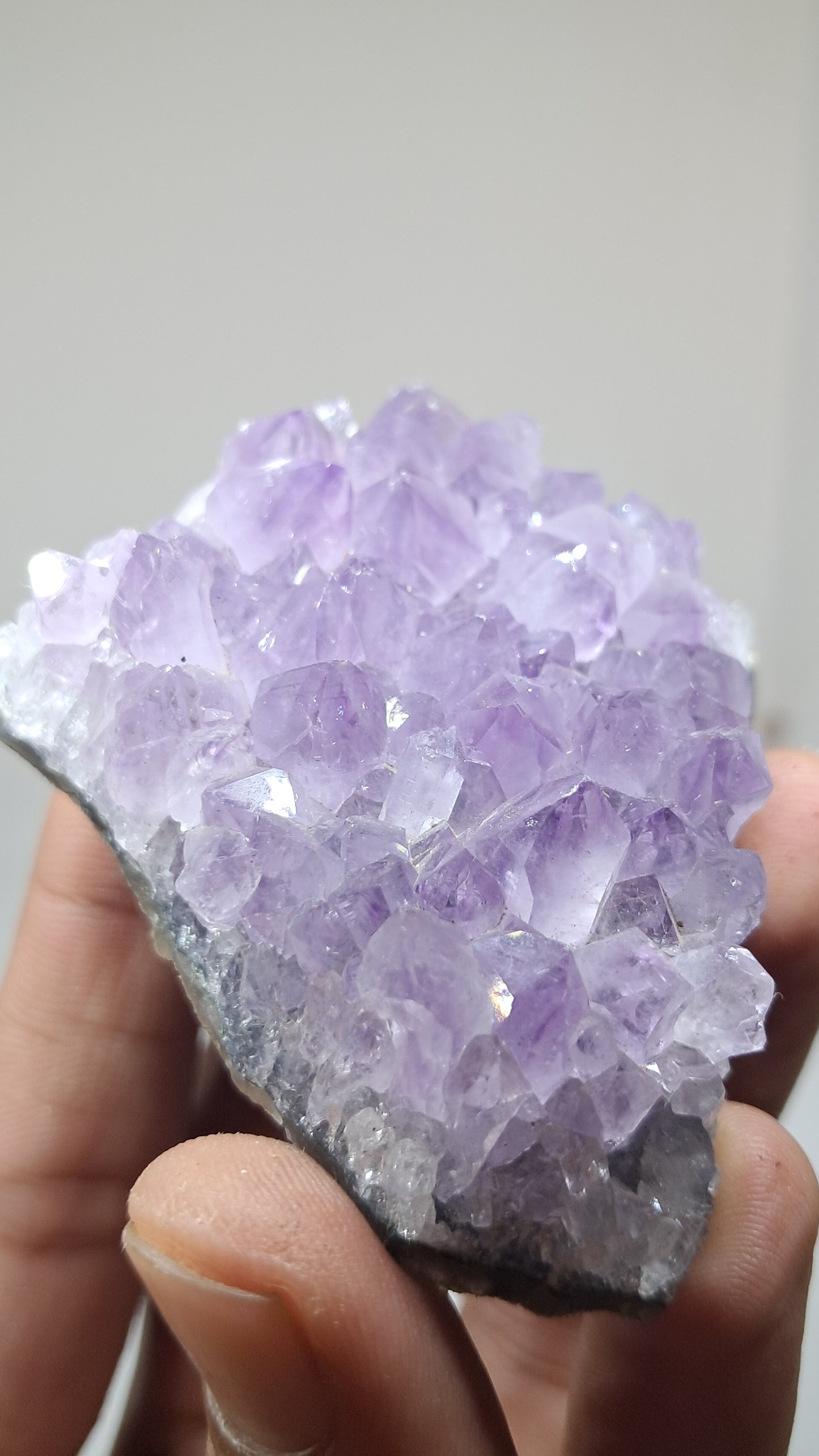 Amatista Morada Lavanda (Brasil) | Drusa Natural | Hermoso Brillo #AMB3