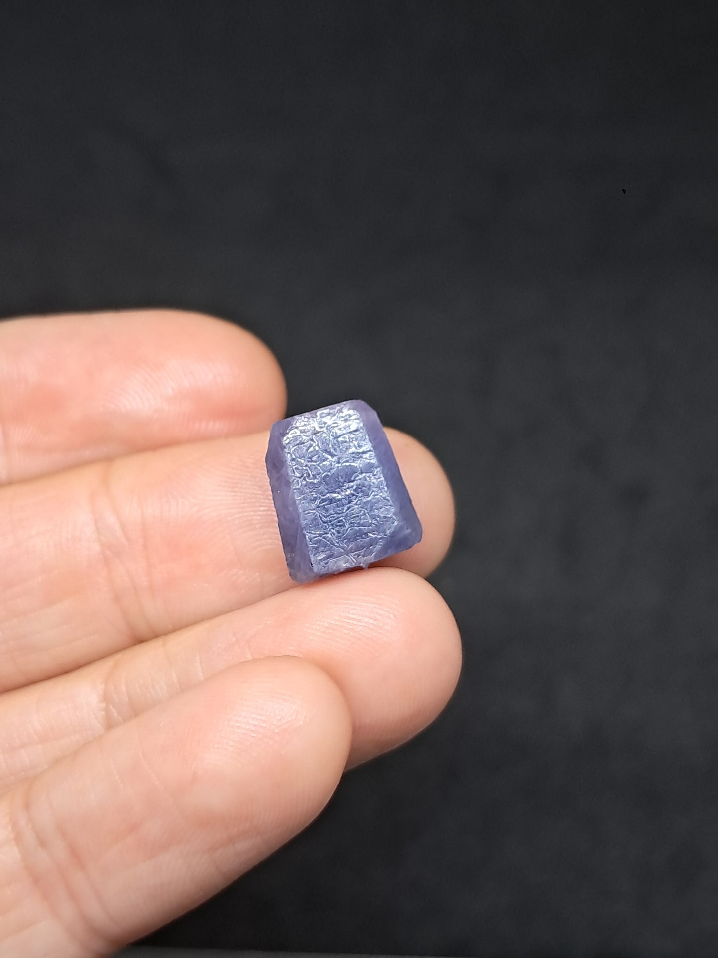Natural Sapphire w/ Record Keeper (Madagascar) Rough Stone | Mineral Specimen #SP47