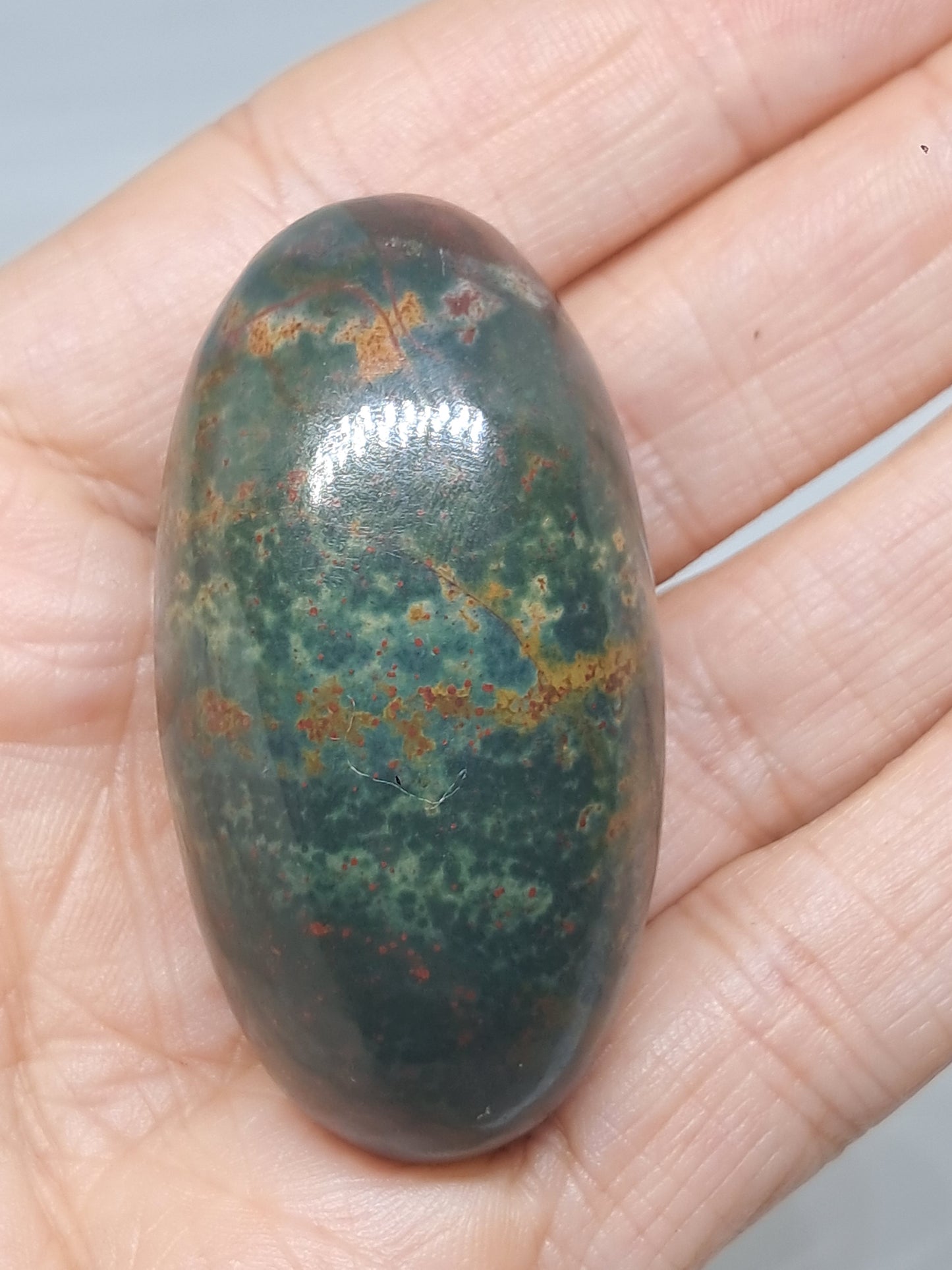 Shivalingam de piedra de sangre | Piedra pulida | Cristales Naturales #BS5