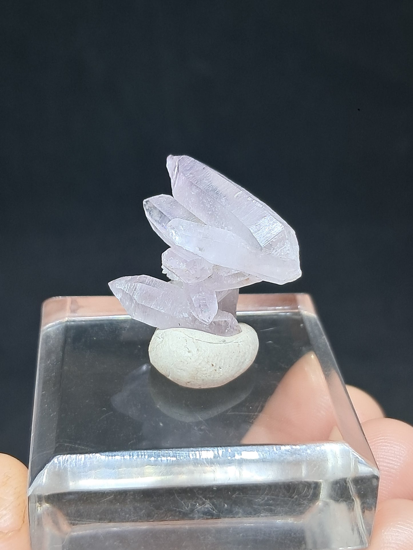 Veracruz Amethyst Biterminated Cluster (Mexico) | Natural Crystal Points | Mineral Specimen #VA38