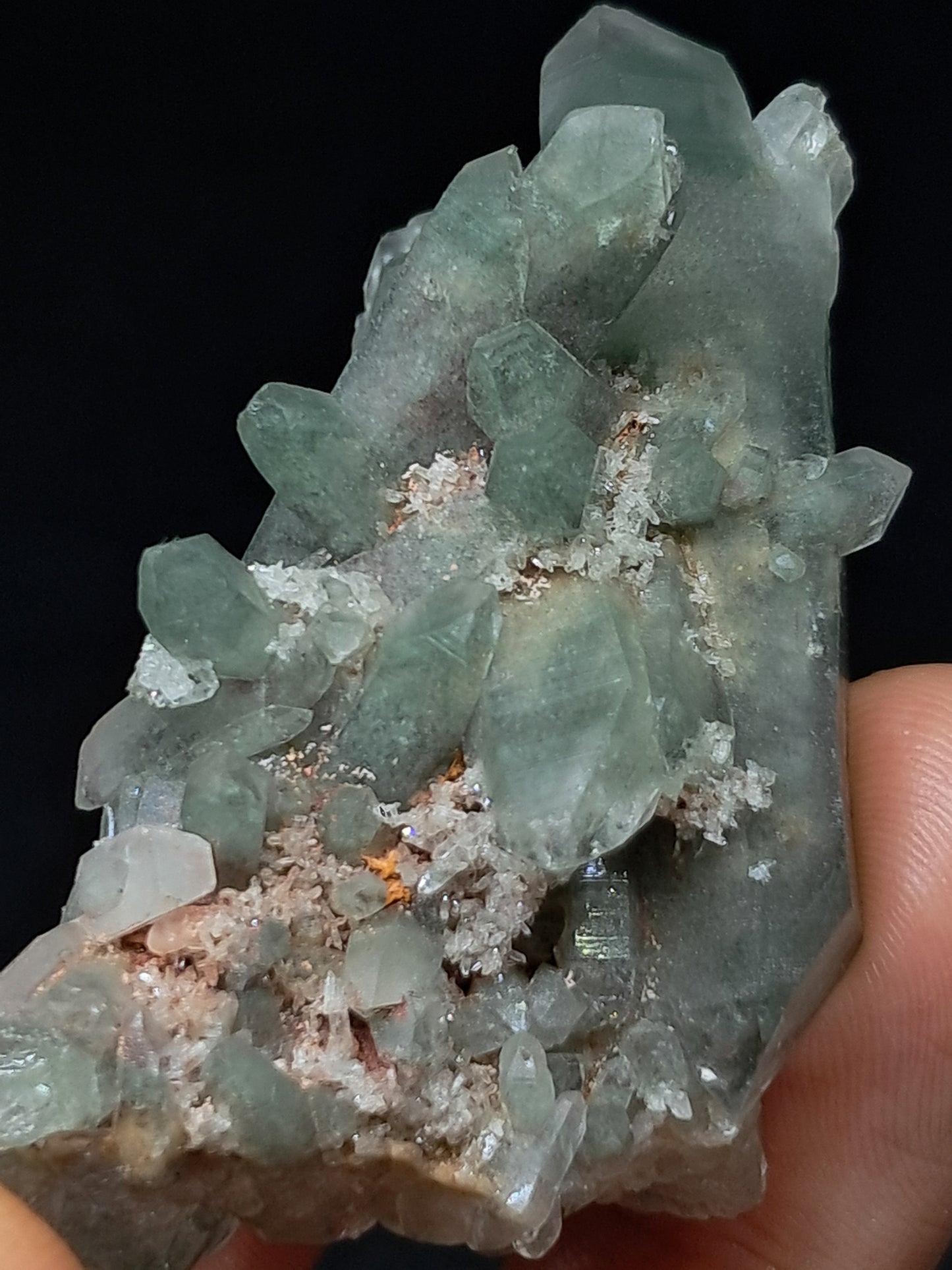 Chlorite Phantom Quartz (Kullu) Natural Point | Garden Chamanic Crystal #CQ75