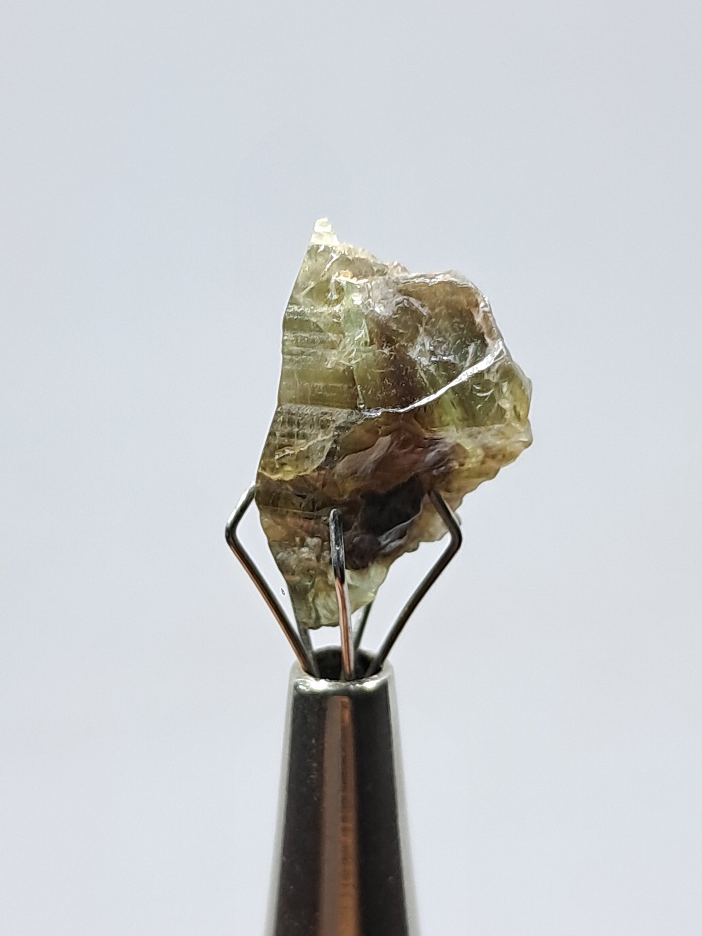 Natural Green Sapphire Crystal (Karur) Rough Stone | Mineral Specimen #SP30