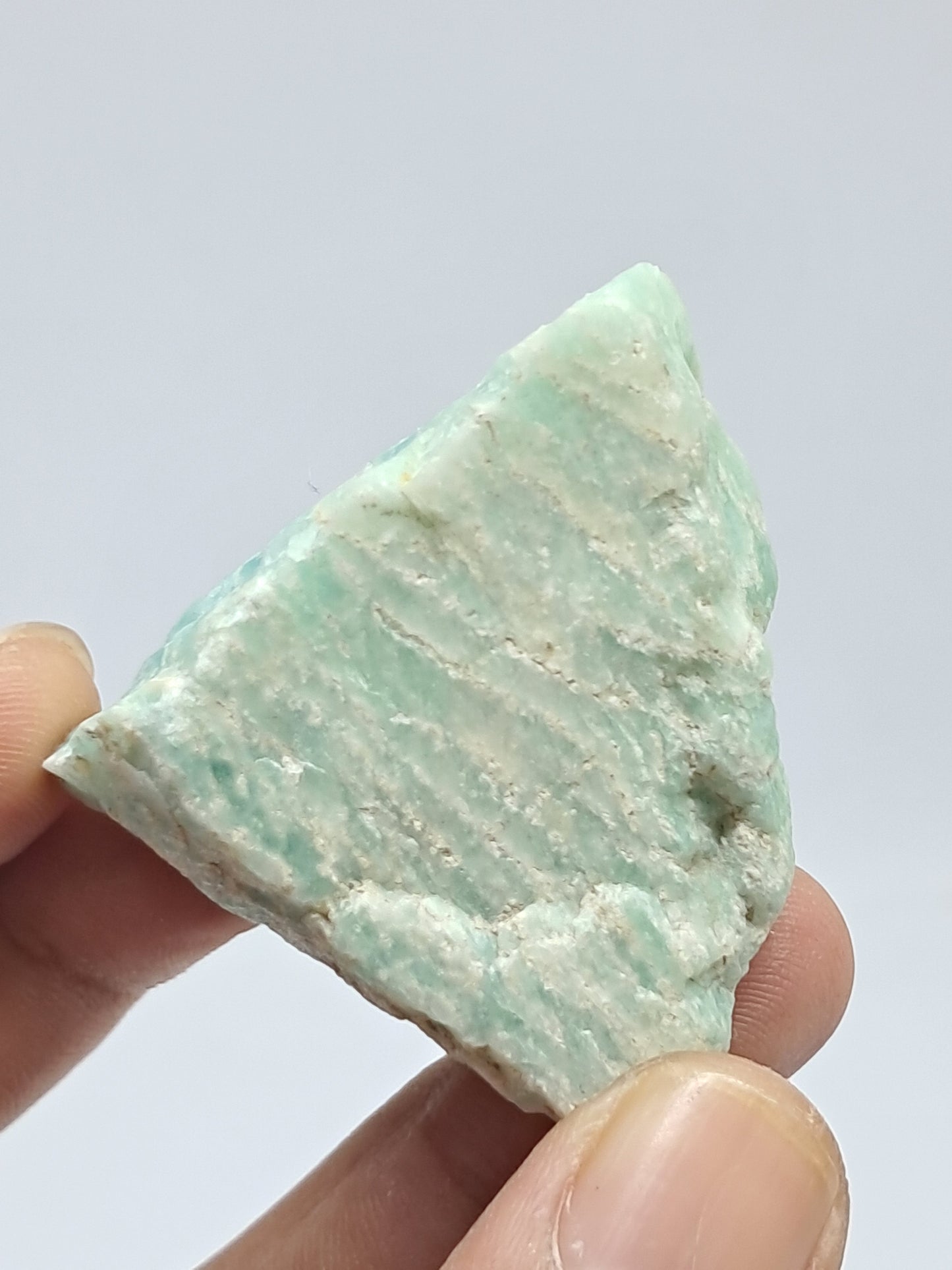 Rough Amazonite Slice | Natural Stone | Mineral Specimen #AZ7