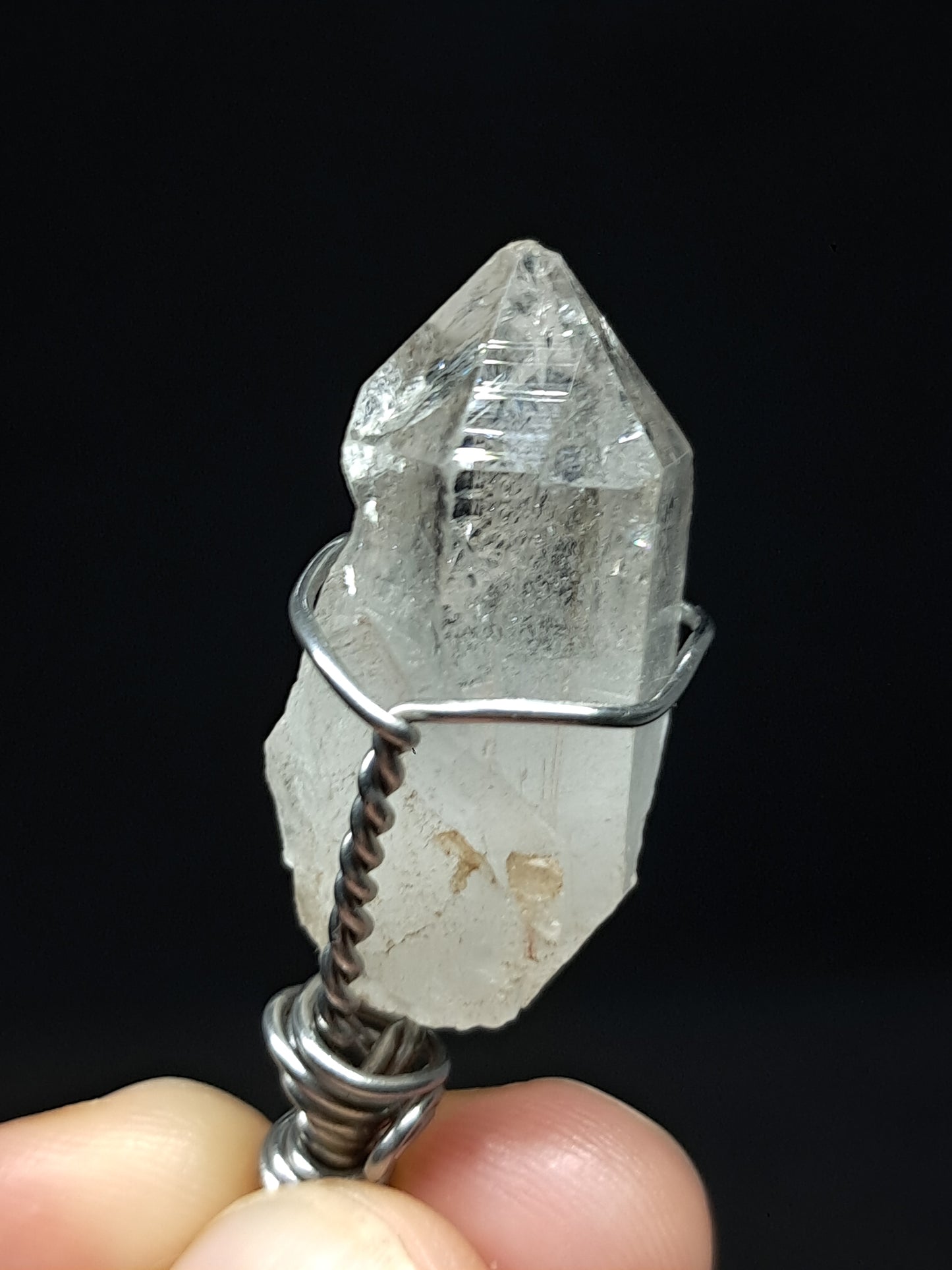 Himalayan Quartz Pendant | Handcrafted Jewelry | Natural Crystal Point #JL51