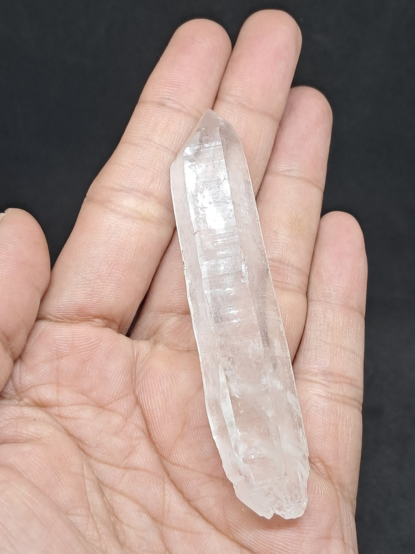 Himalayan Quartz Biterminated Self-healed Point | Natural Crystal | Mineral Specimen #CH70