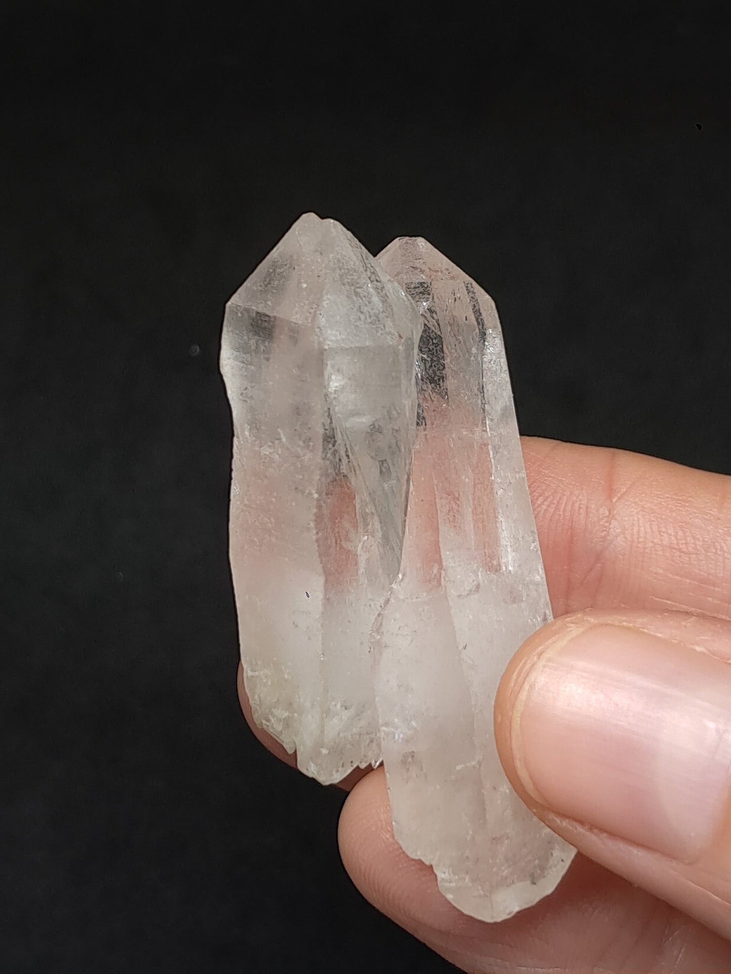 Himalayan Clear Quartz *Hug* & *Self-Healed* Formation | Natural Crystal | Mineral Specimen #CH83