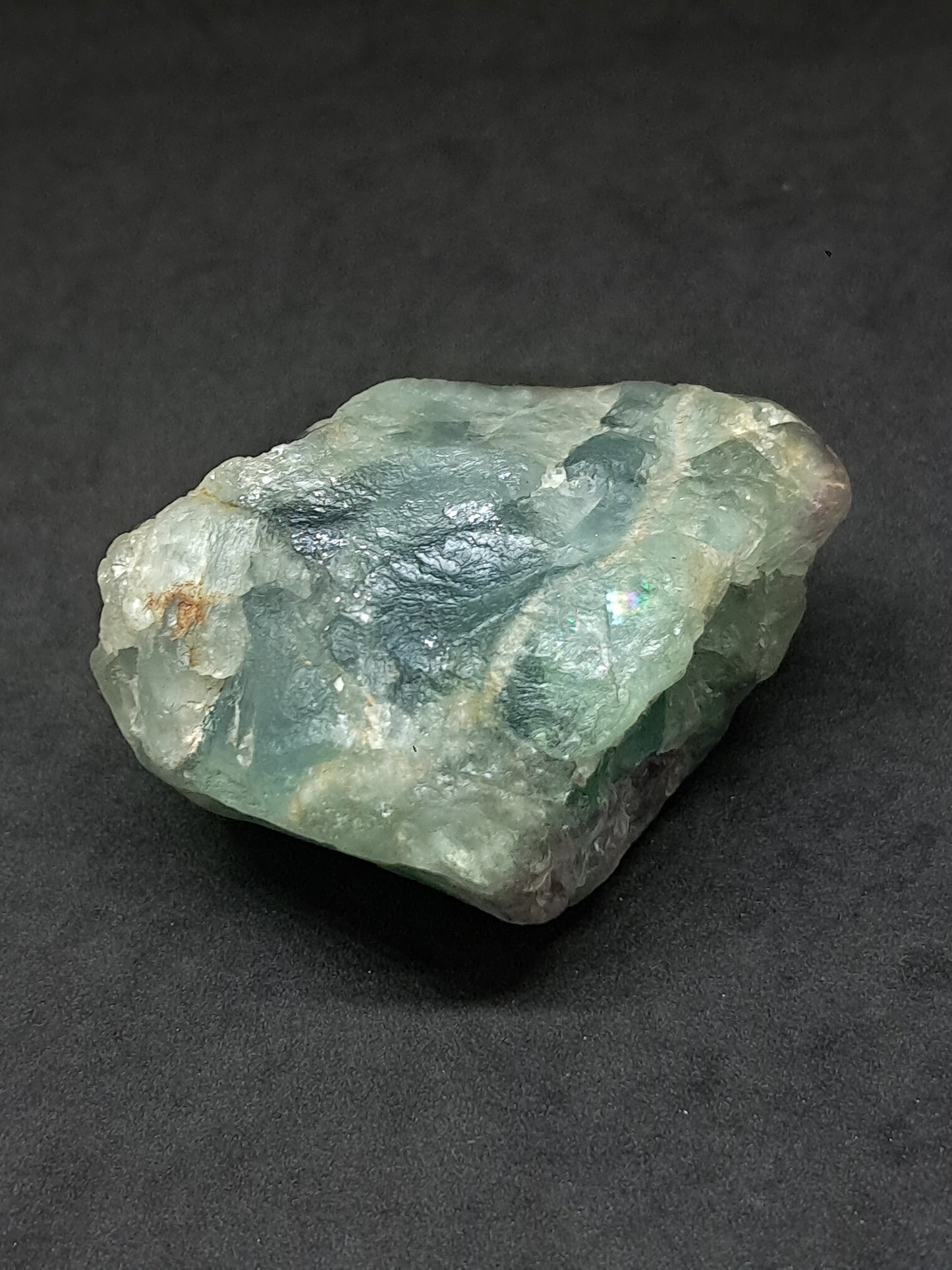 Rough Rainbow Fluorite Stone | Natural Crystal | Mineral Specimen #FL6