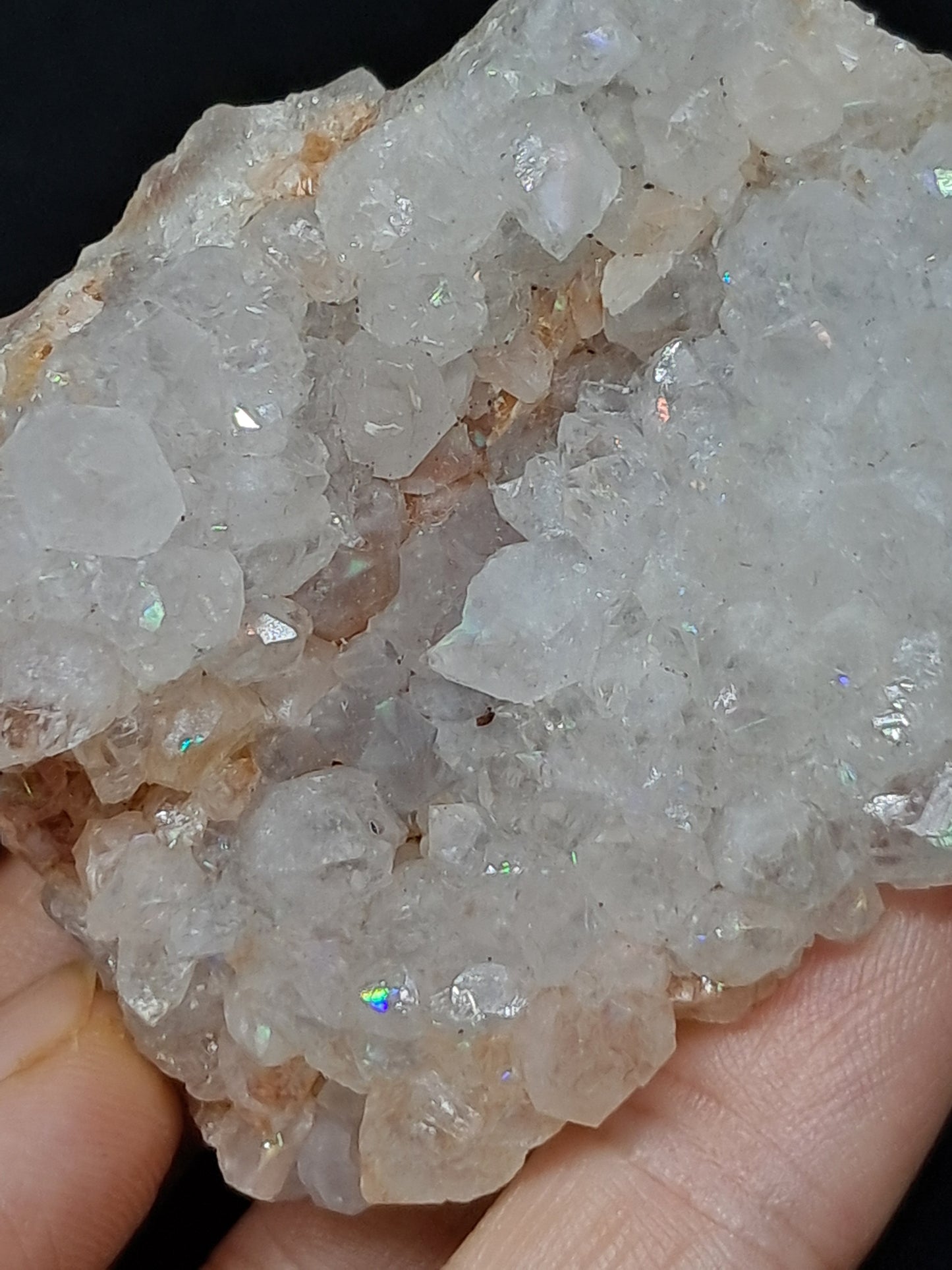 Iris Quartz (Aurangabad)| Anandalite | High Iridiscence | Natural Crystal #AQ40