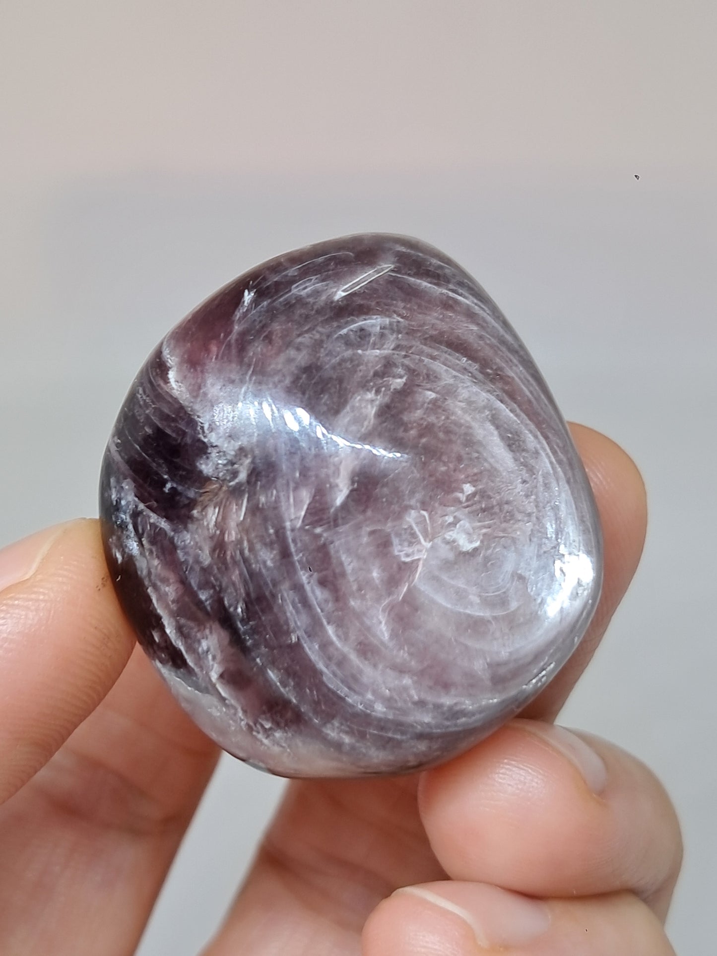 Lepidolite Tumble Stone | Natural Polished Crystal
