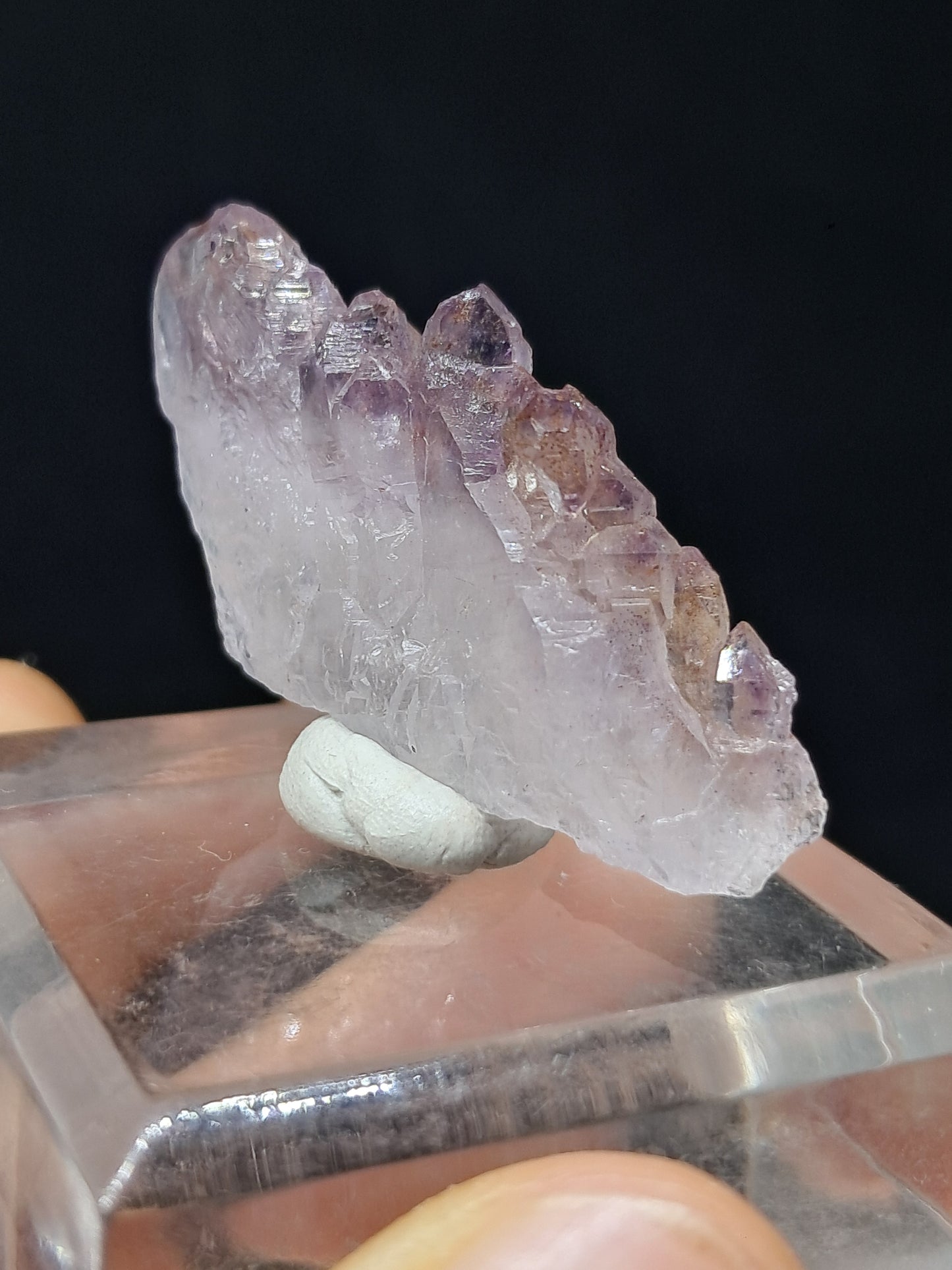 Elestial Amethyst w/ "Super Seven" inclusions (Karur) Crystal Cluster | Natural Stone | Mineral Specimen #KA88