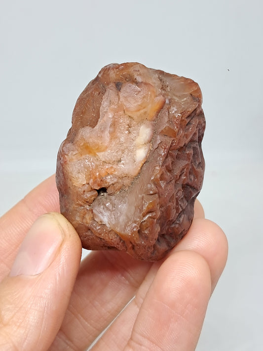 Cornalina en bruto (India) Piedra natural | Cristal natural | Muestra mineral #CRN30
