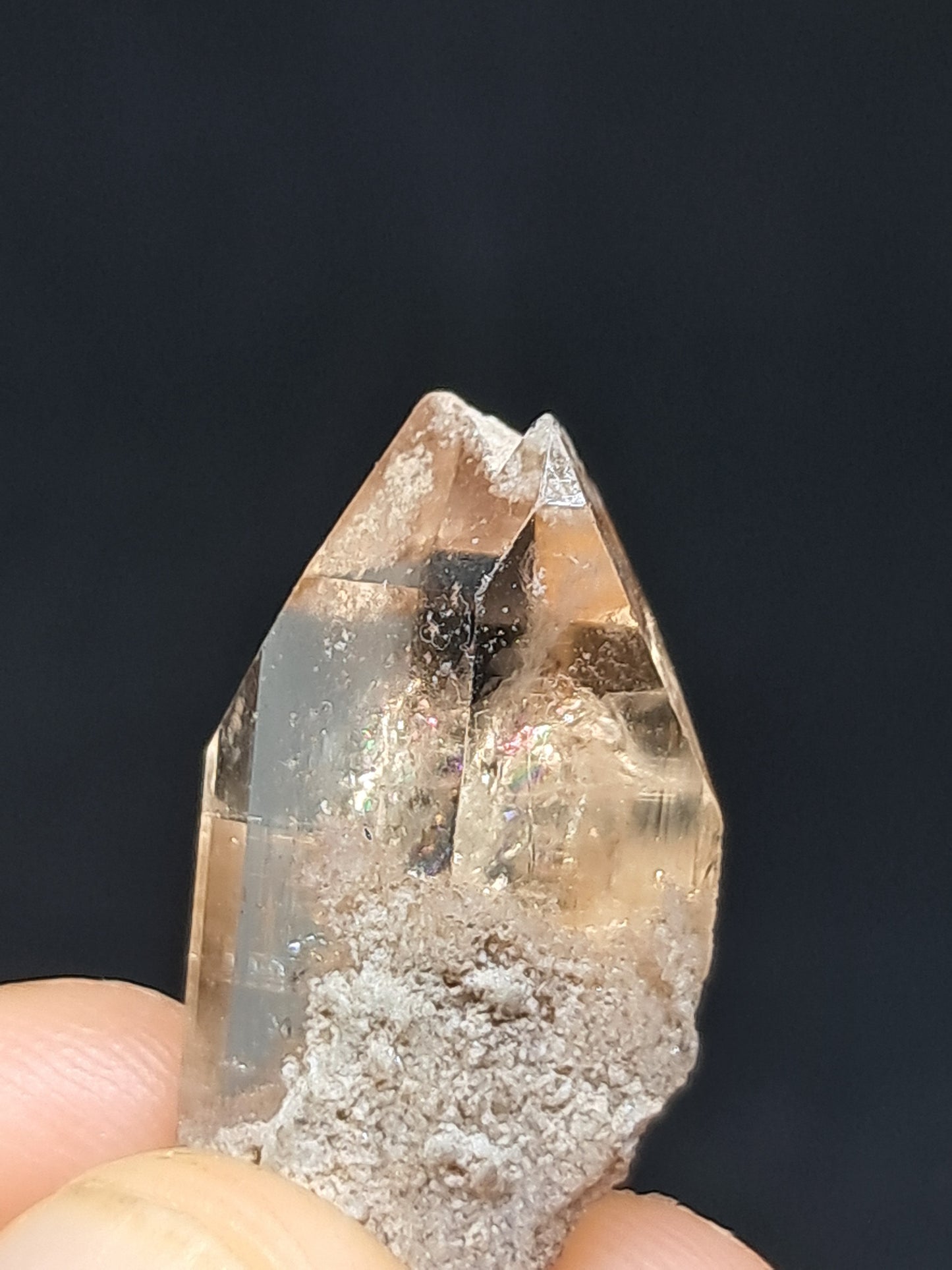 Cristal de topacio natural (México), piedra preciosa rara | Ejemplar mineral n.° TPZ2