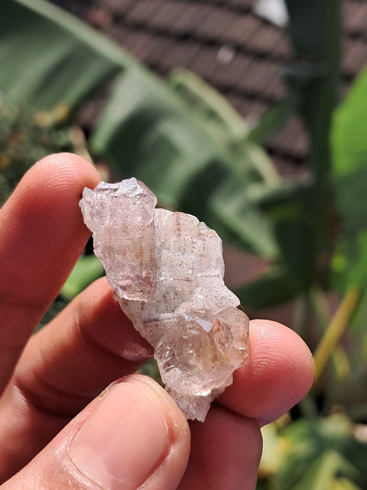 Amethyst Scepter on Matrix from Karur | Super Seven Inclusions | Natural Crystal | Mineral Specimen #KA175