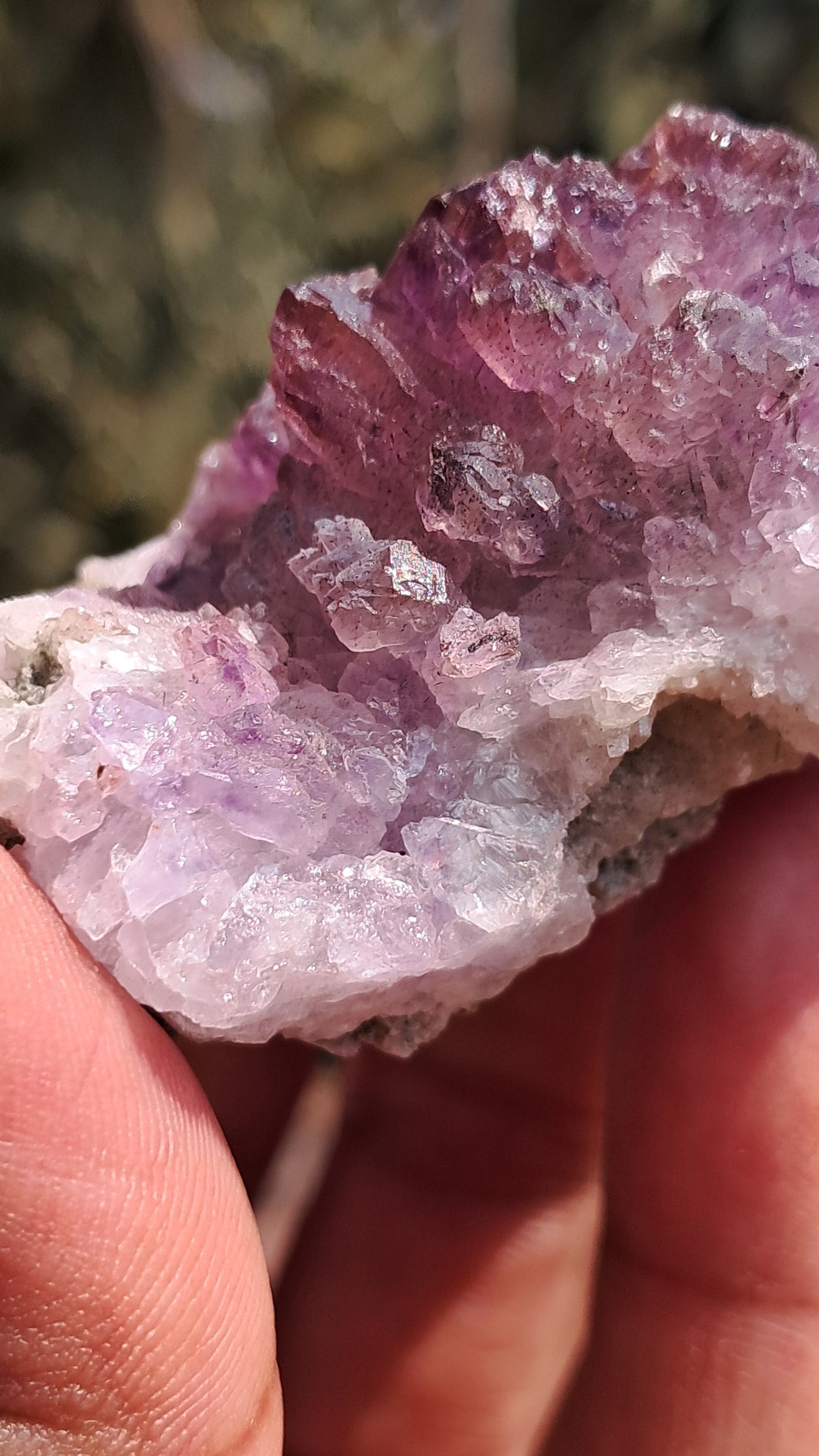 Karur Amethyst Scepter Cluster | "Super Seven" inclusions | Mineral Specimen #KA187