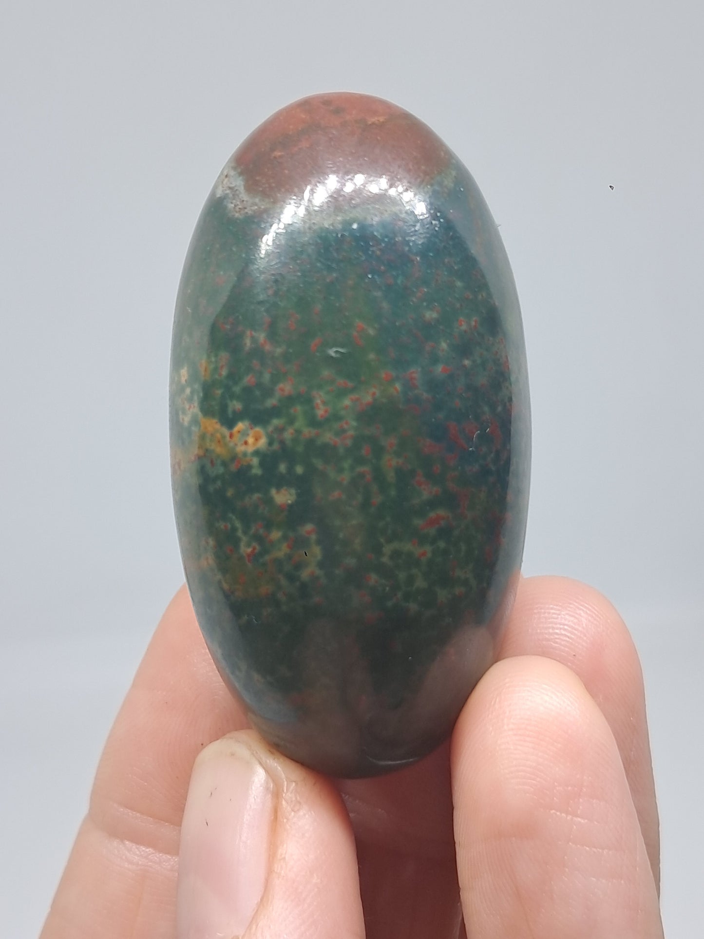 Shivalingam de piedra de sangre | Piedra pulida | Cristales Naturales #BS5