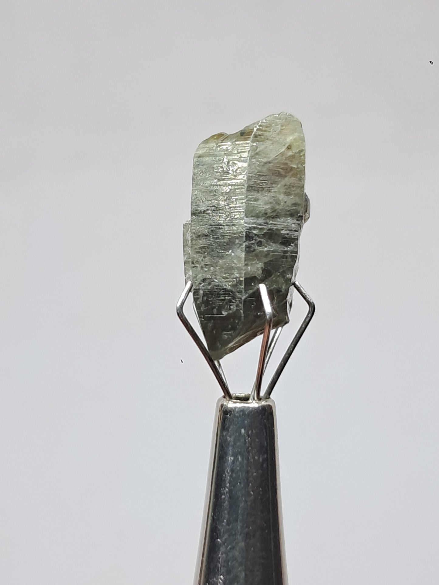 Natural Green Sapphire Crystal (Karur) Rough Stone | Mineral Specimen #SP36