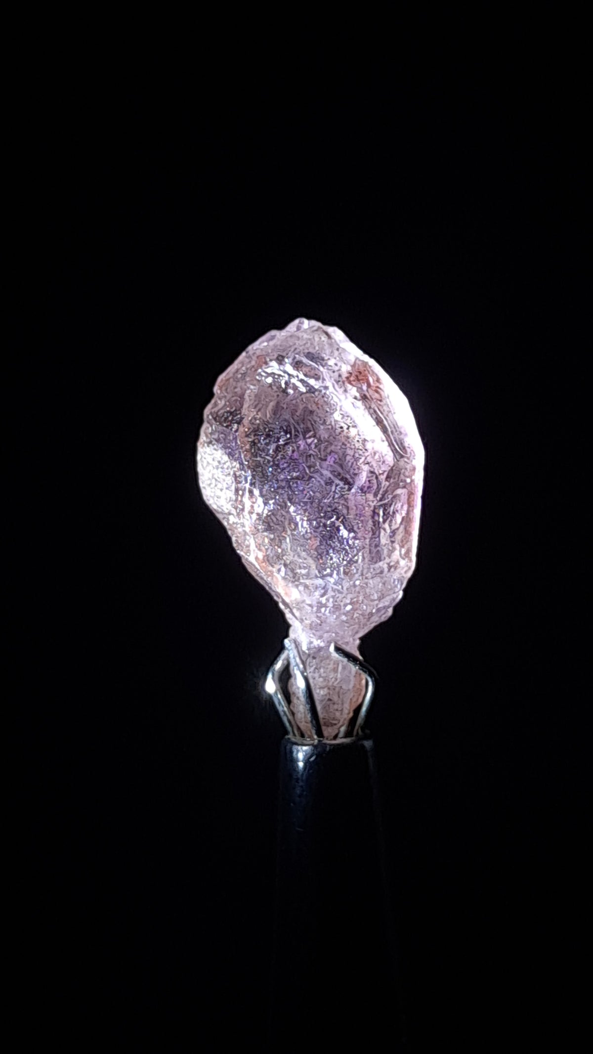 Quartz Amethyst Scepter | Hematite Goethite Rutile Inclusions | Biterminated  #KA205