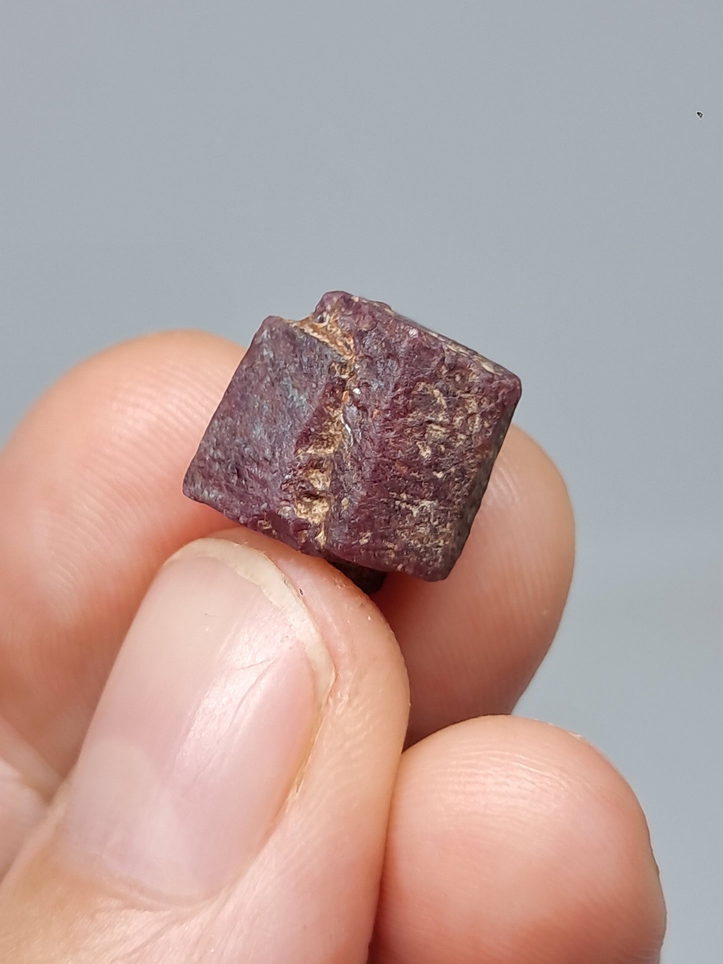 Cristal de Rubí en Bruto (Tamil Nadu) Piedra Natural | Muestra Mineral #RB23