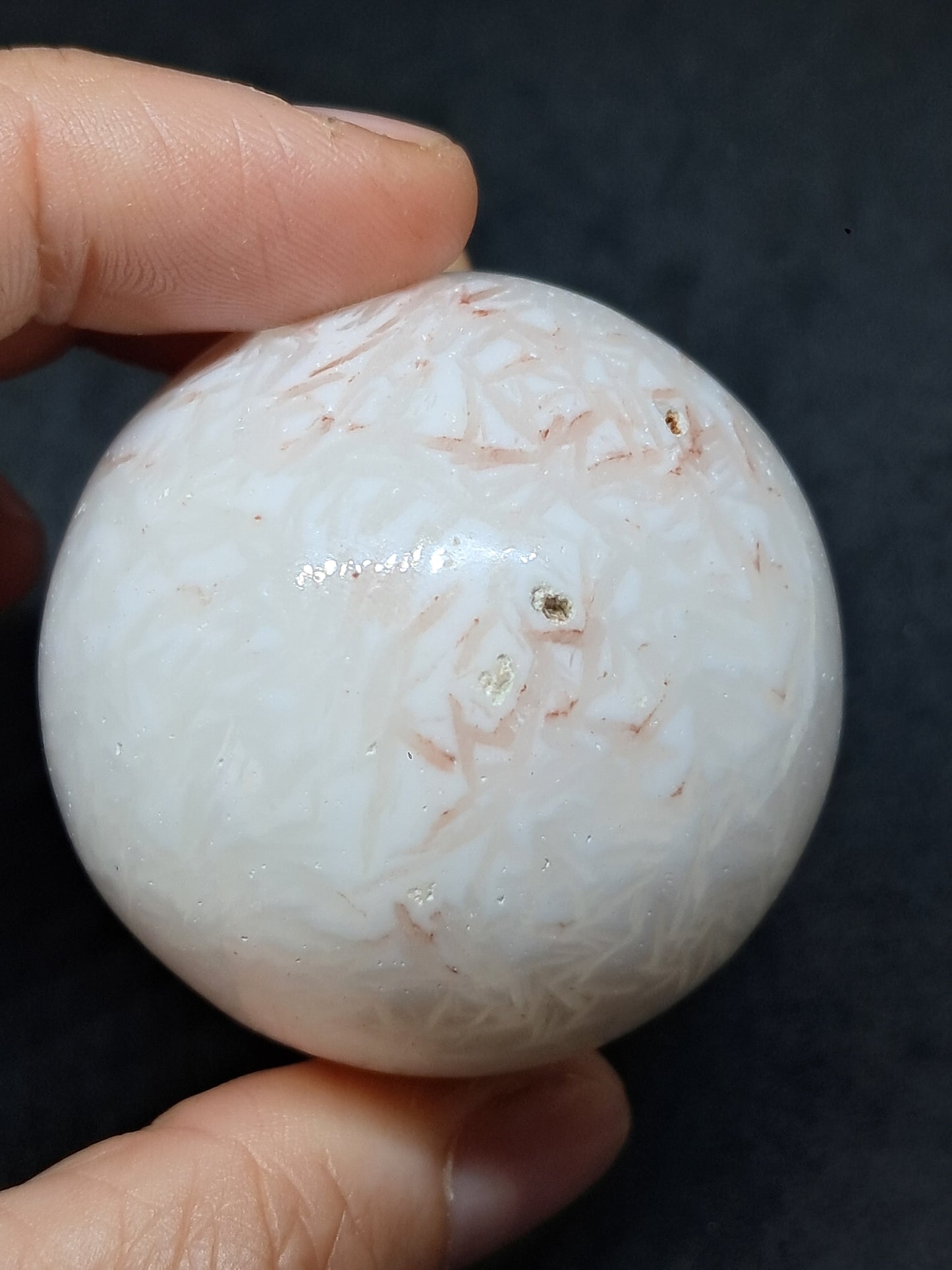 Scolecite Sphere | Polished Natural Stone | Good Quality