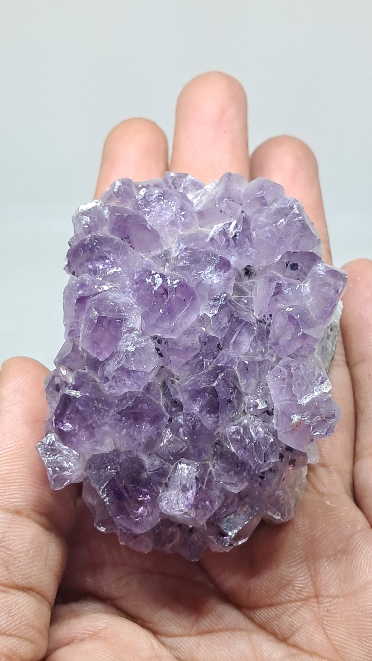 Amatista Morada Intensa (Brasil) | Drusa Natural | Mineral de Colección #AMB9