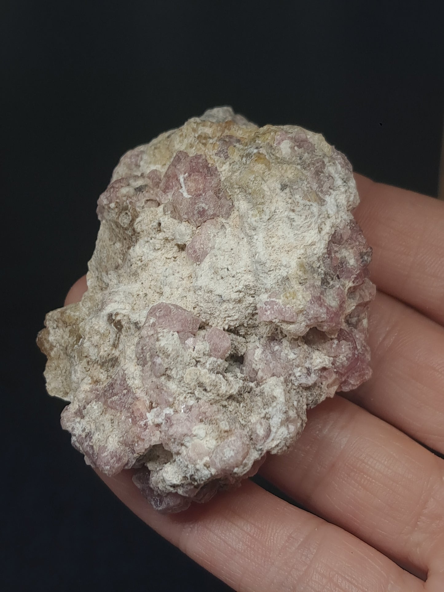 Grossular Garnet on Matrix (Mexico) Pink Garnet Cluster |Rough Crystal Stone | Mineral Specimen #GR19