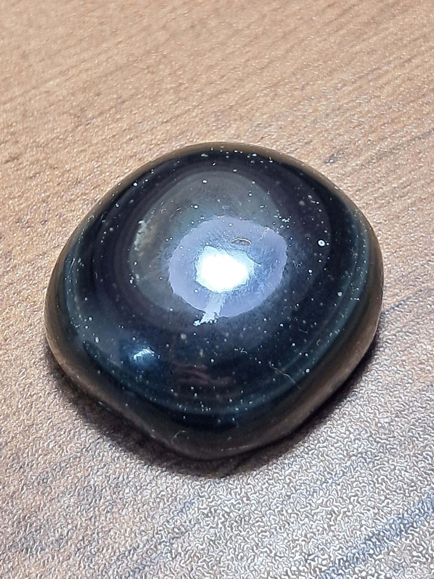 Rainbow Obsidian (Mexico) Natural Stone | Half Polished Half Rough #RO12