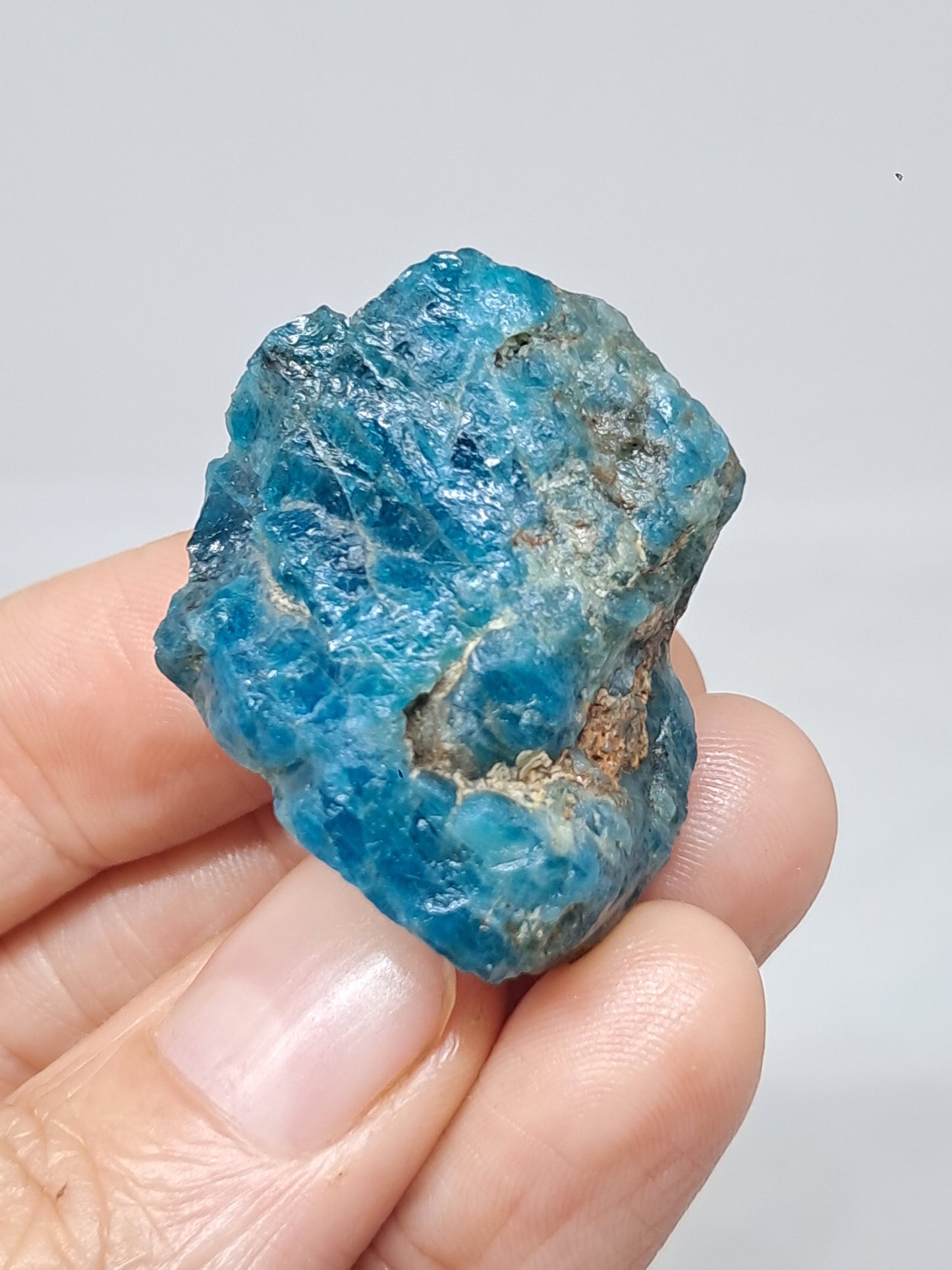 Blue Apatite (Madagascar) Natural Stone #AP2
