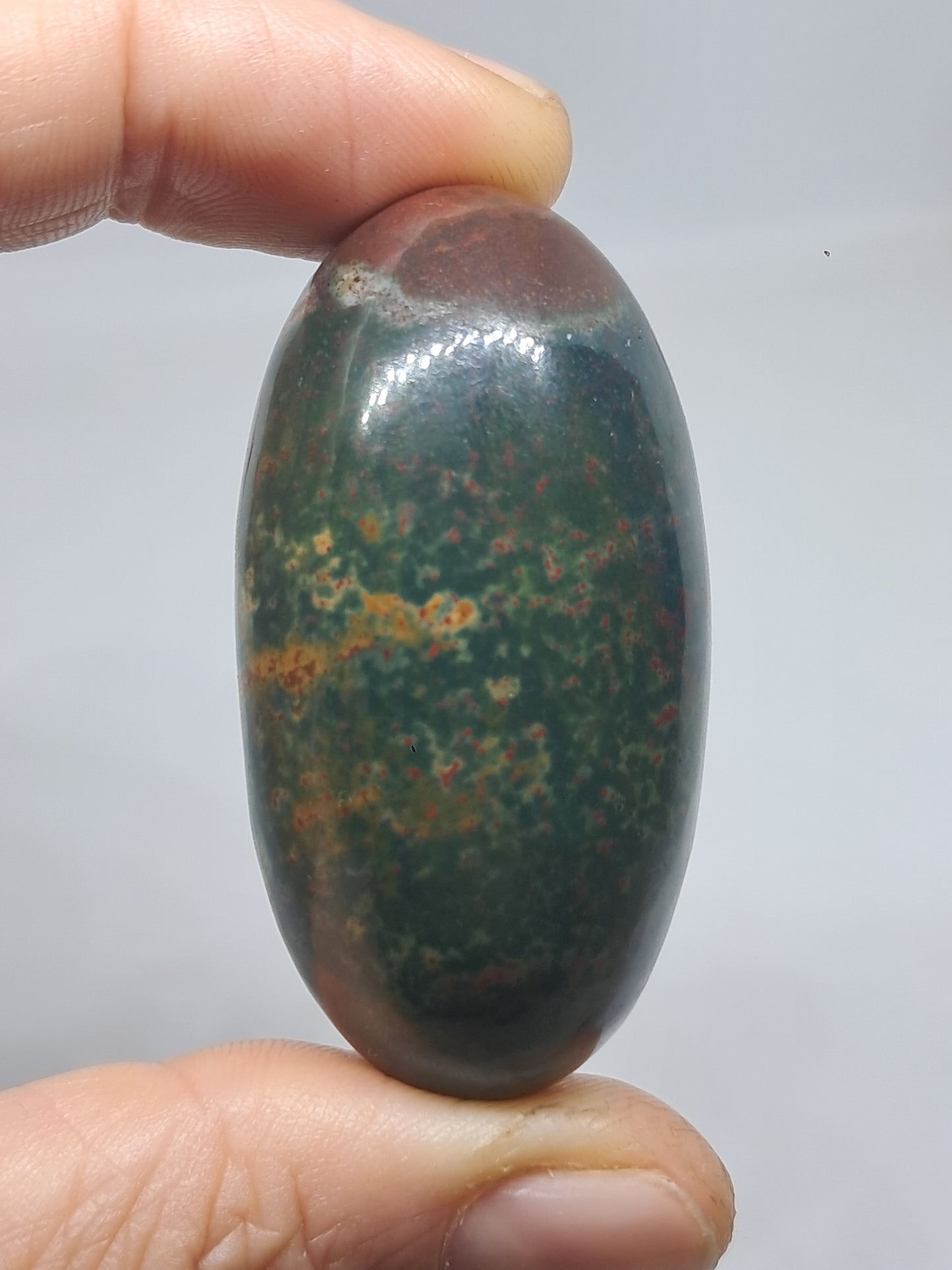 Shivalingam de piedra de sangre | Piedra pulida | Cristales Naturales #BS5