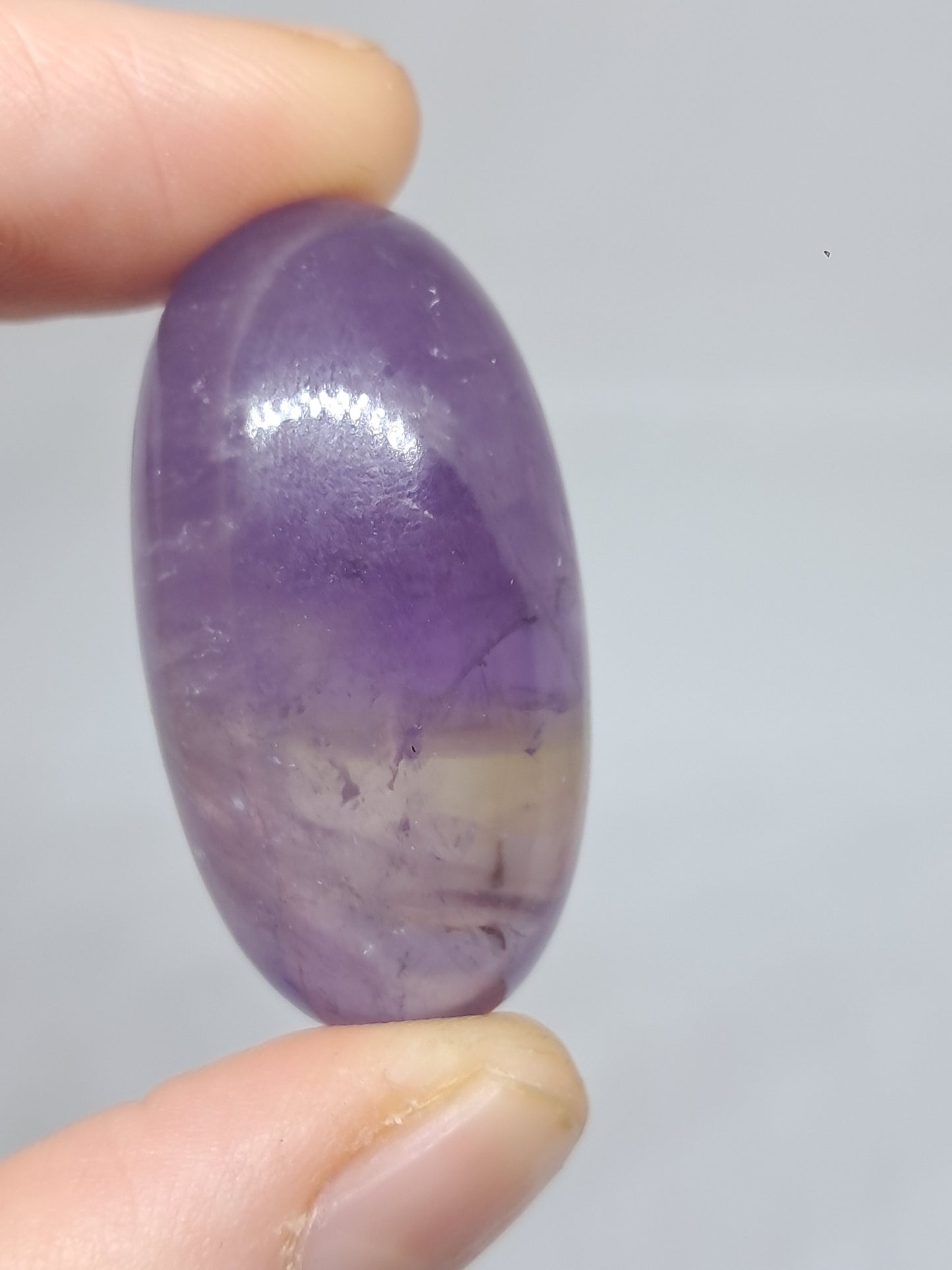Ametrine Shivalingam (Madagascar) Polished Natural Stone #AMT5