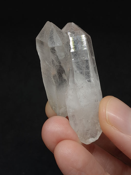 Himalayan Clear Quartz *Hug* & *Self-Healed* Formation | Natural Crystal | Mineral Specimen #CH83