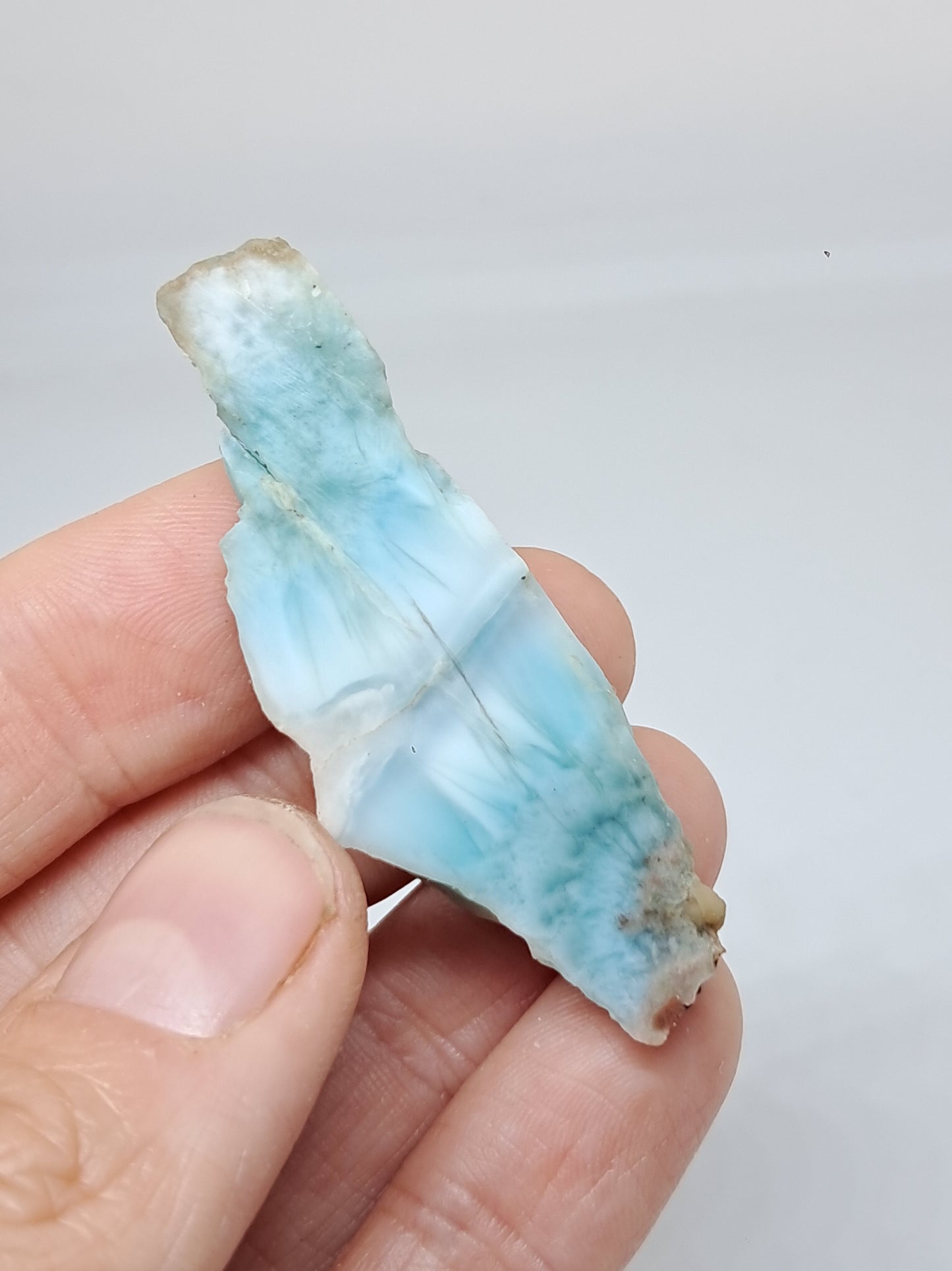 Larimar Raw Chunk (Dominican Republic) Rough Stone | Natural Rock #LM30