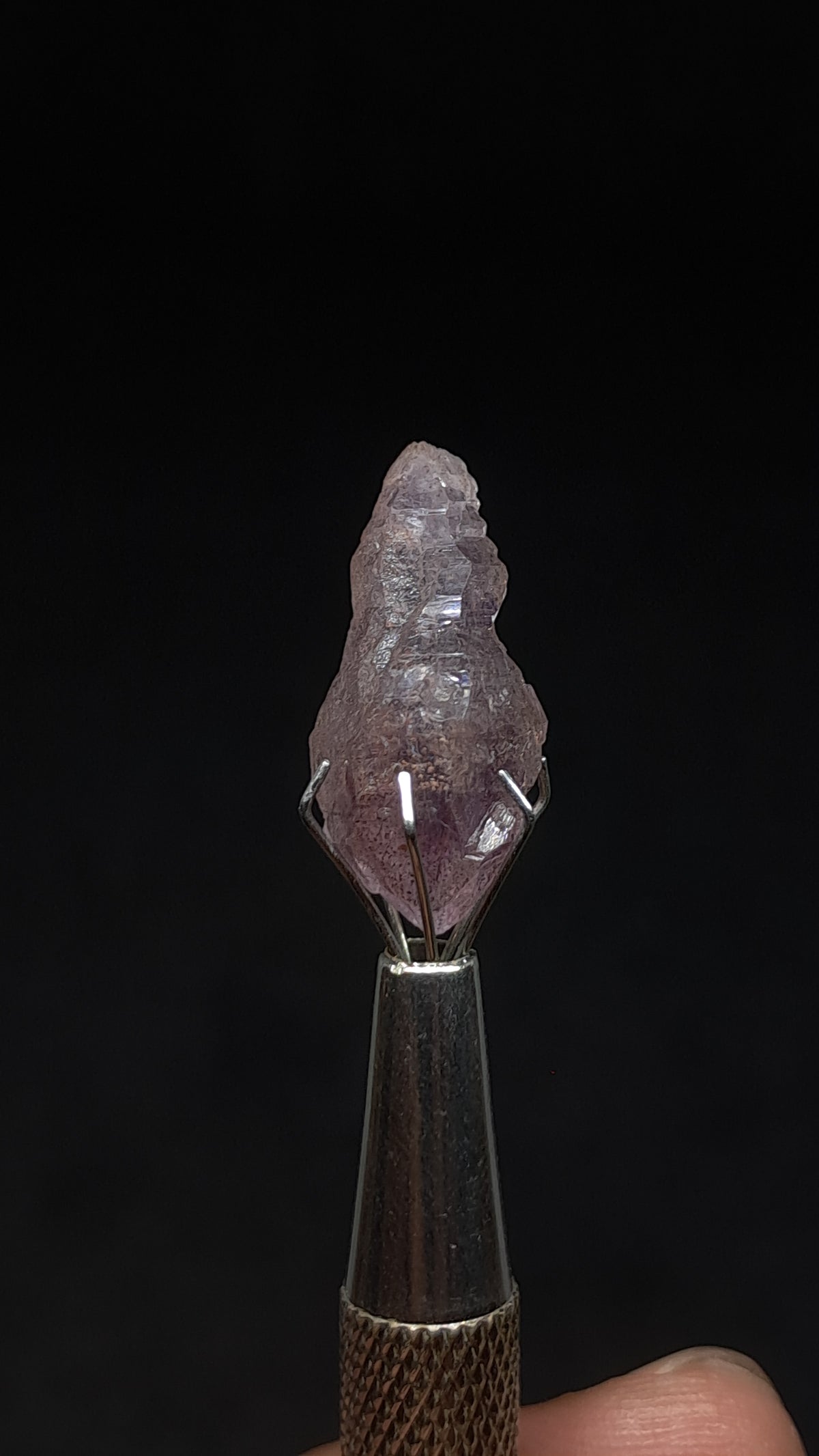Quartz Amethyst Scepter | Hematite Goethite Phantom | Biterminated  #KA209