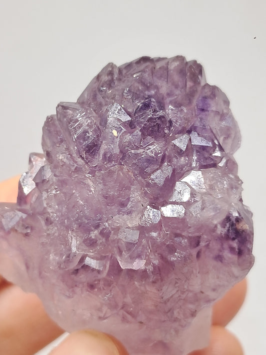 Clúster de cristal de amatista elestial (Karur) | Piedra Natural | Espécimen mineral #KA93