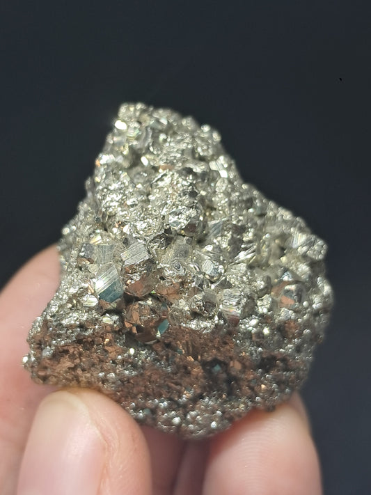 Pirita en Bruto (Perú) Racimo Natural | Espécimen Mineral | Rocas y Cristales #PR25