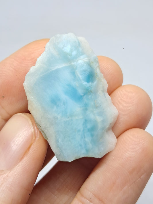 Larimar Raw (Dominican Republic) Rough Stone | Natural Rock #LM18