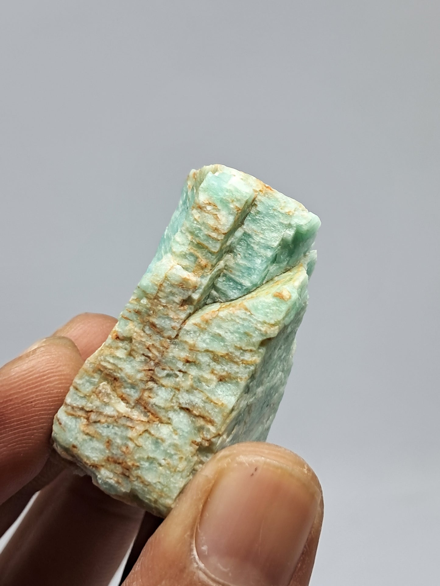 Rough Amazonite Slice | Natural Stone | Mineral Specimen #AZ8