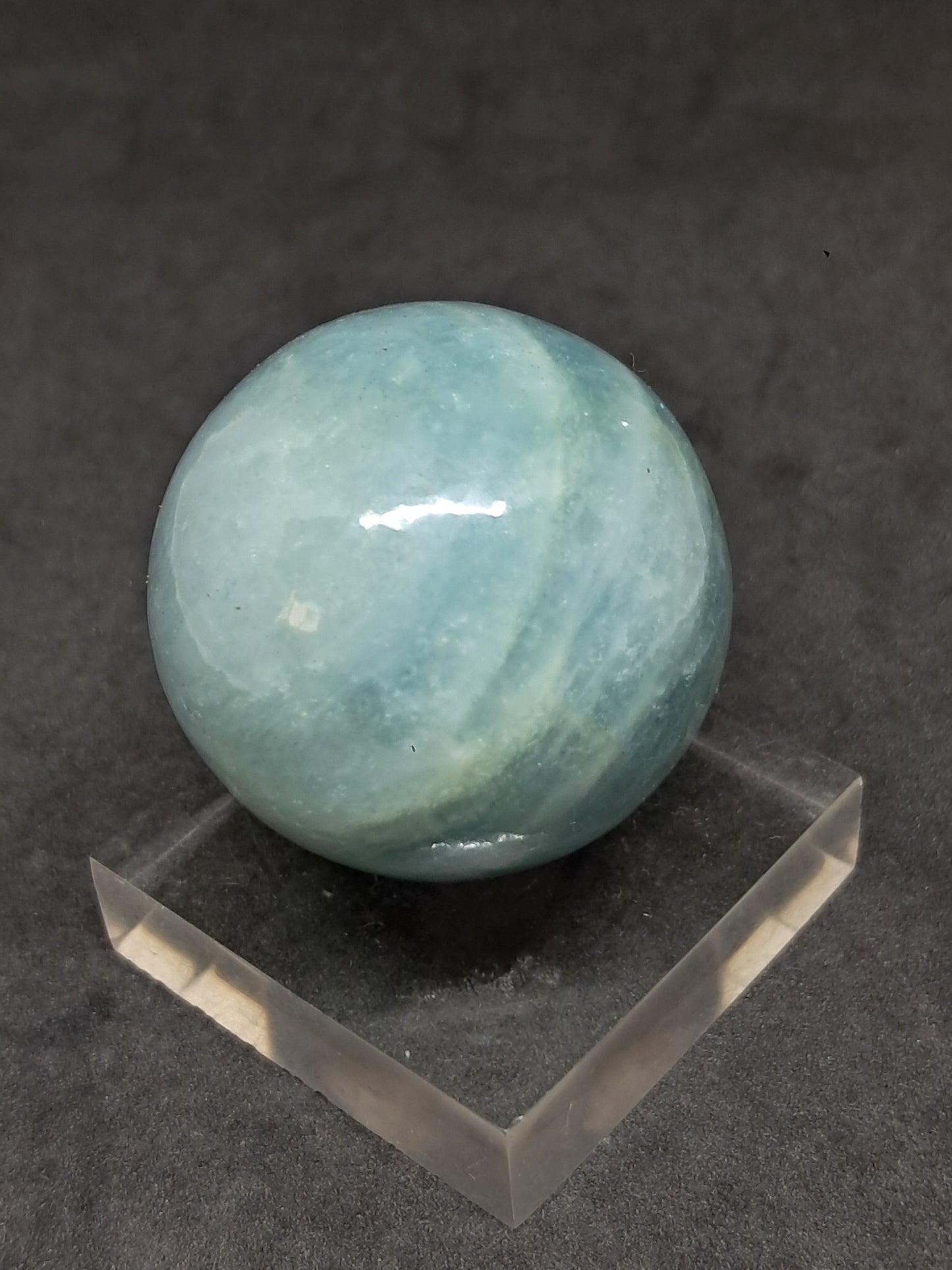 Aquamarine Sphere | Polished Natural Stone