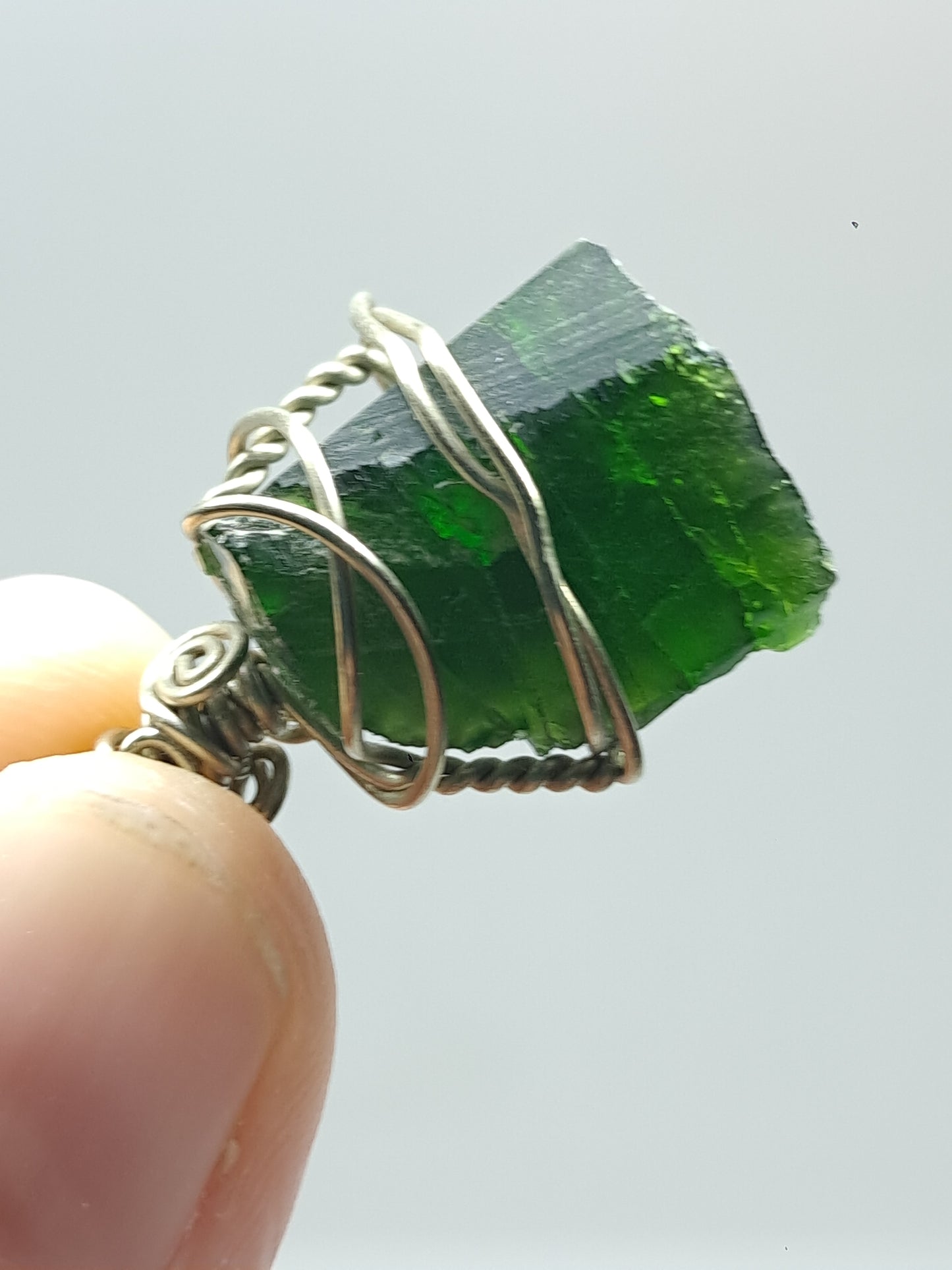 Diopside Pendant | Handcrafted Jewelry #JL54