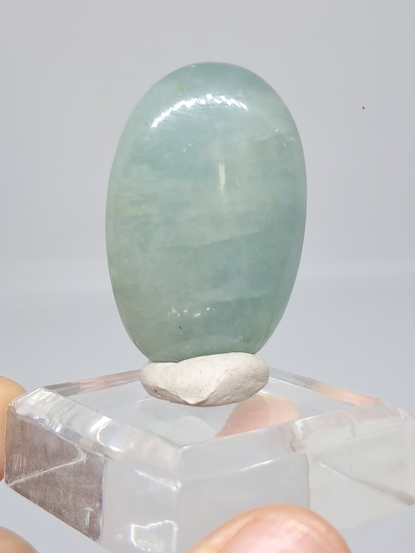 Aguamarina Palmstone | Piedra natural pulida | Buena calidad