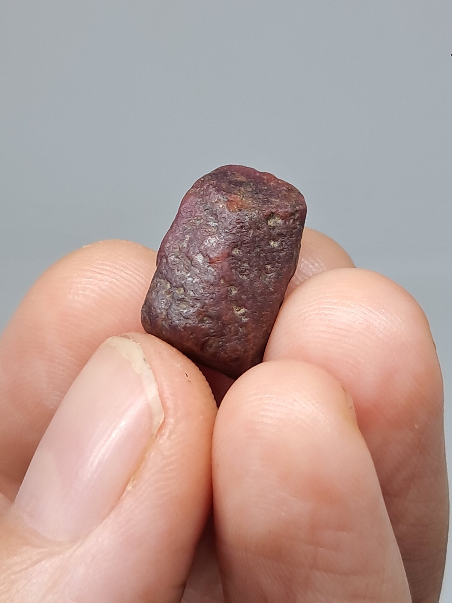 Rough Ruby Crystal (Tamil Nadu) Natural Stone | Mineral Specimen #RB19
