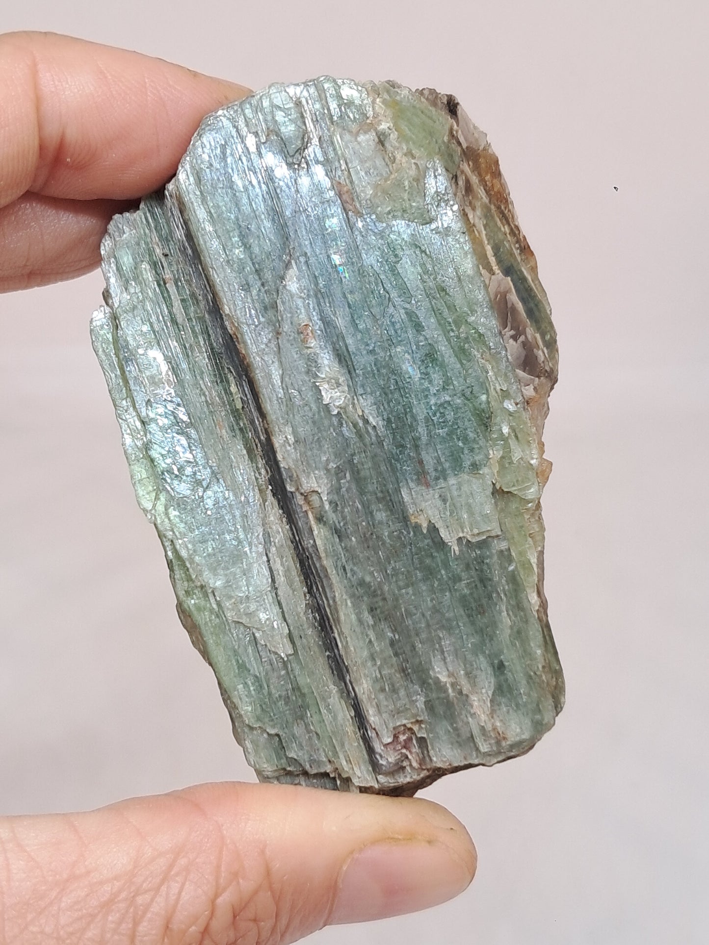 Green Kyanite (Tamil Nadu) Natural Stone #KY5