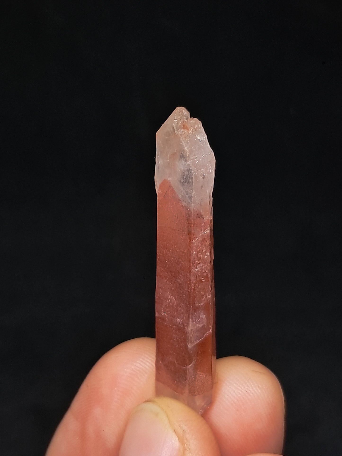 Hematite Phantom Quartz (Telangana) | Natural Crystal | Mineral Specimen #HPQ58