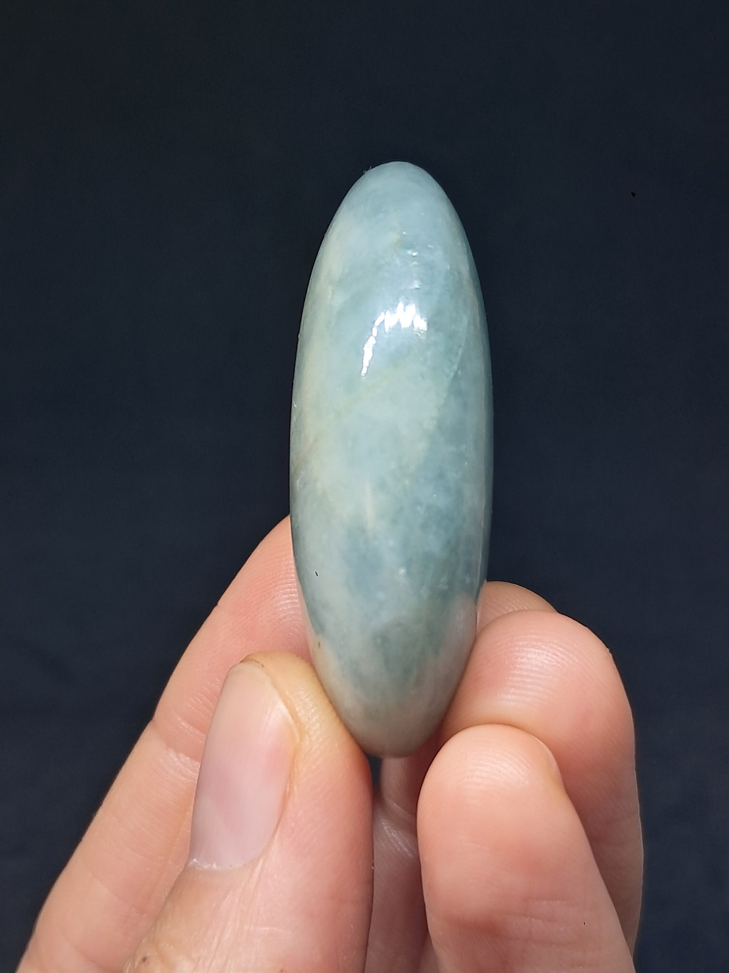 Aquamarine Palmstone | Polished Natural Crystal