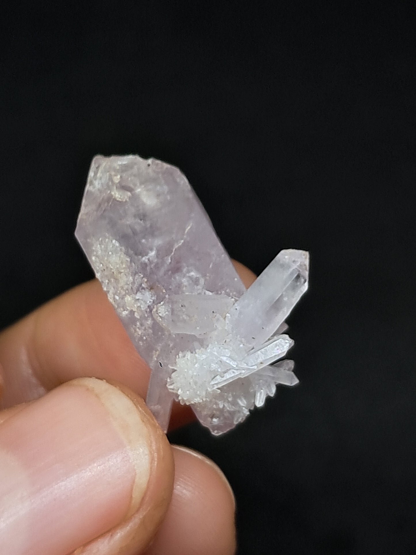 Cúmulo de cetro de amatista de Veracruz (México) | Cristal natural | Ejemplar mineral n.° VA41