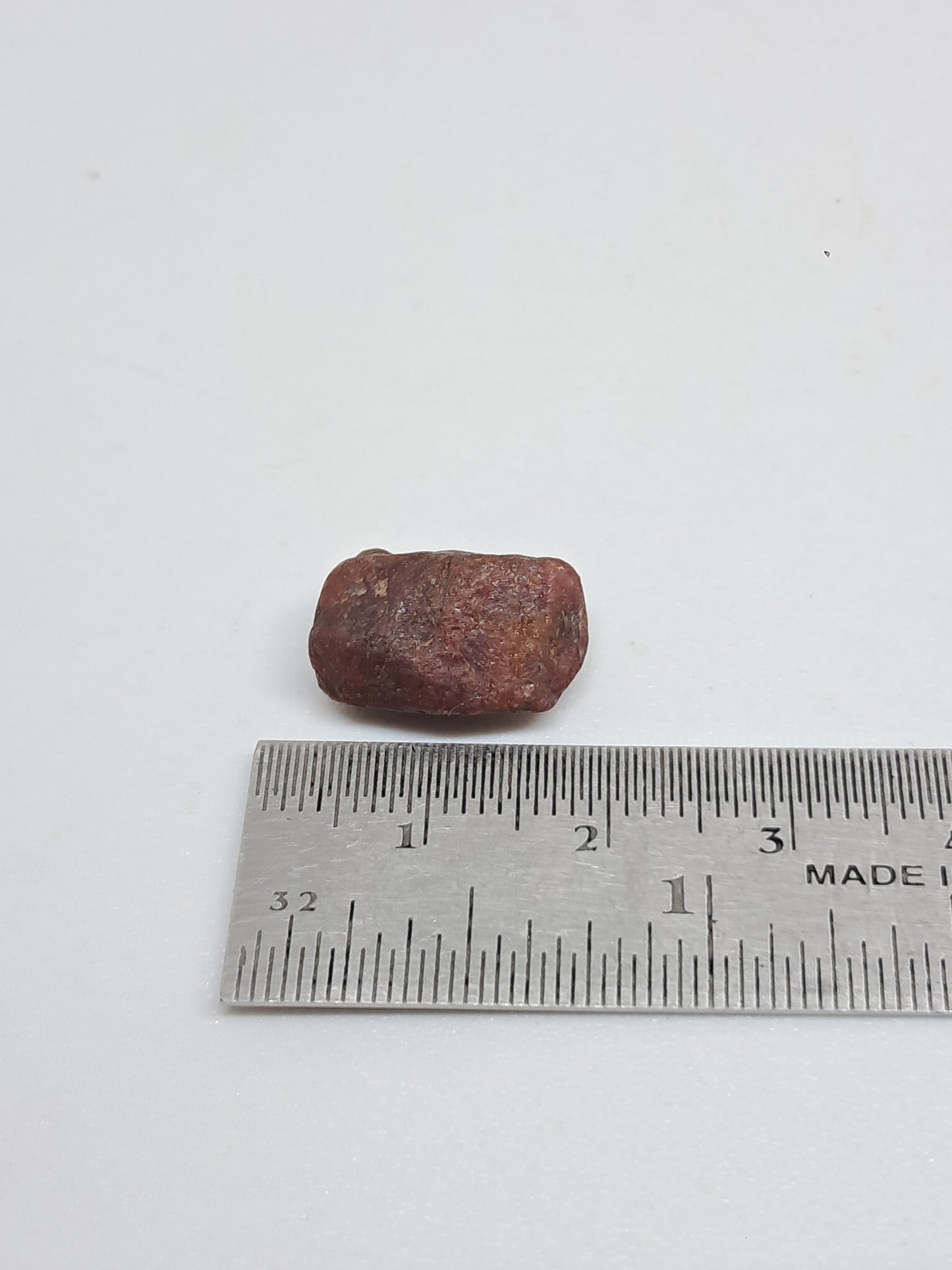 Cristal de Rubí en Bruto (Tamil Nadu) Piedra Natural | Muestra de Mineral #RB25