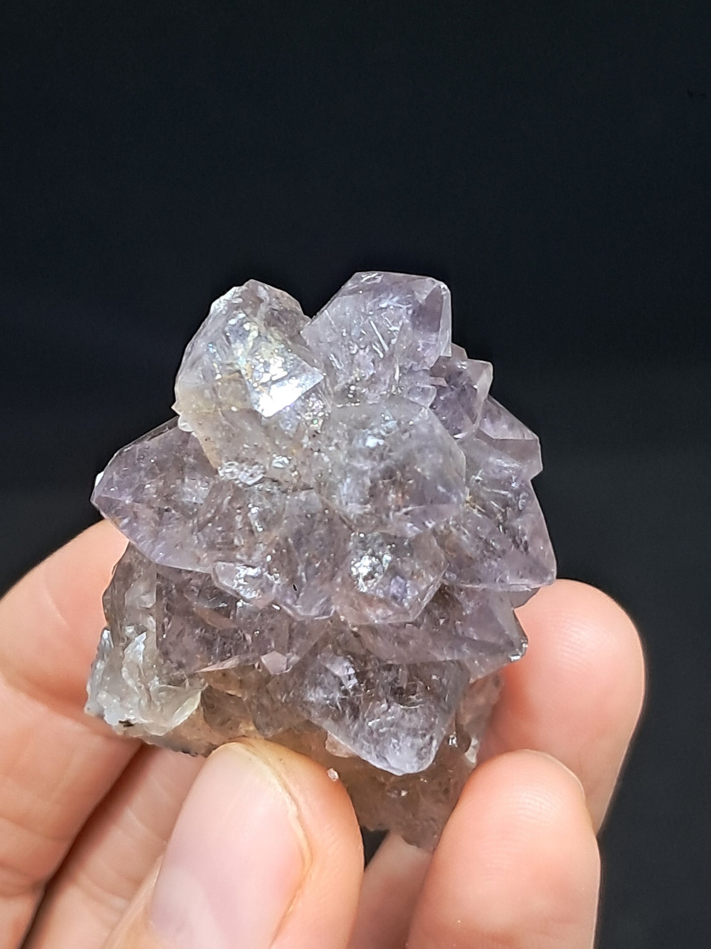 Smokey Amethyst Stalactite (Khadakwani) | Natural Crystal | Mineral Specimen #SA9