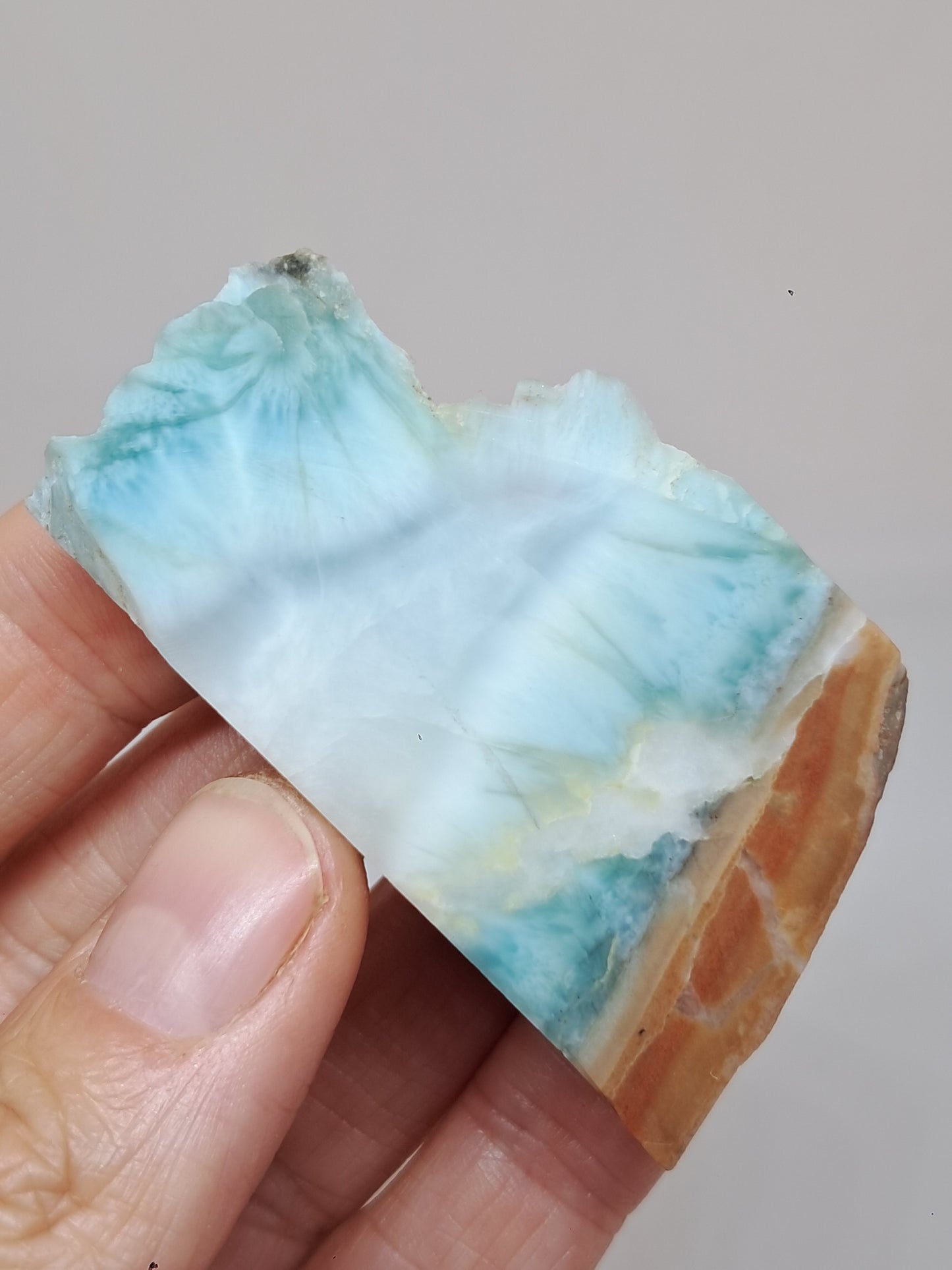 Larimar Raw Chunk (Dominican Republic) Rough Stone | Natural Rock #LM32